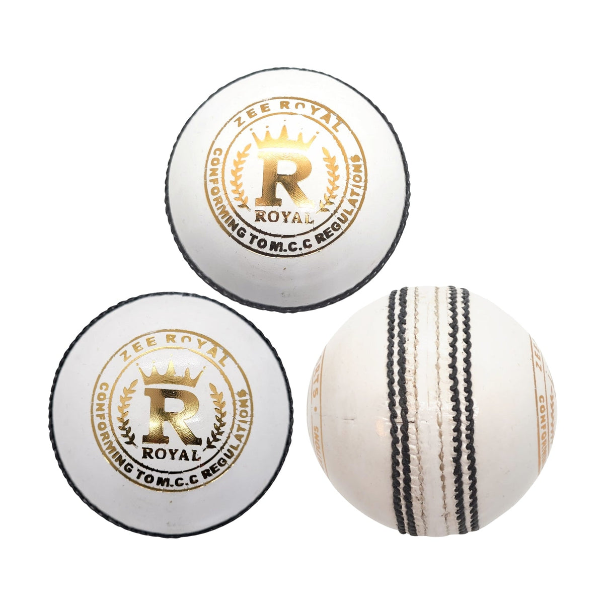 Zee Sports Royal 7 Star white cricket ball
