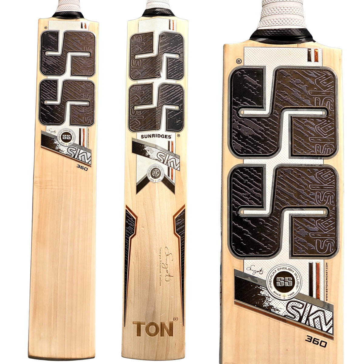SS Cricket Bat Ton Sunridges Sky 360 Surya Kumar Yadav English Willow SH Adult - image 4