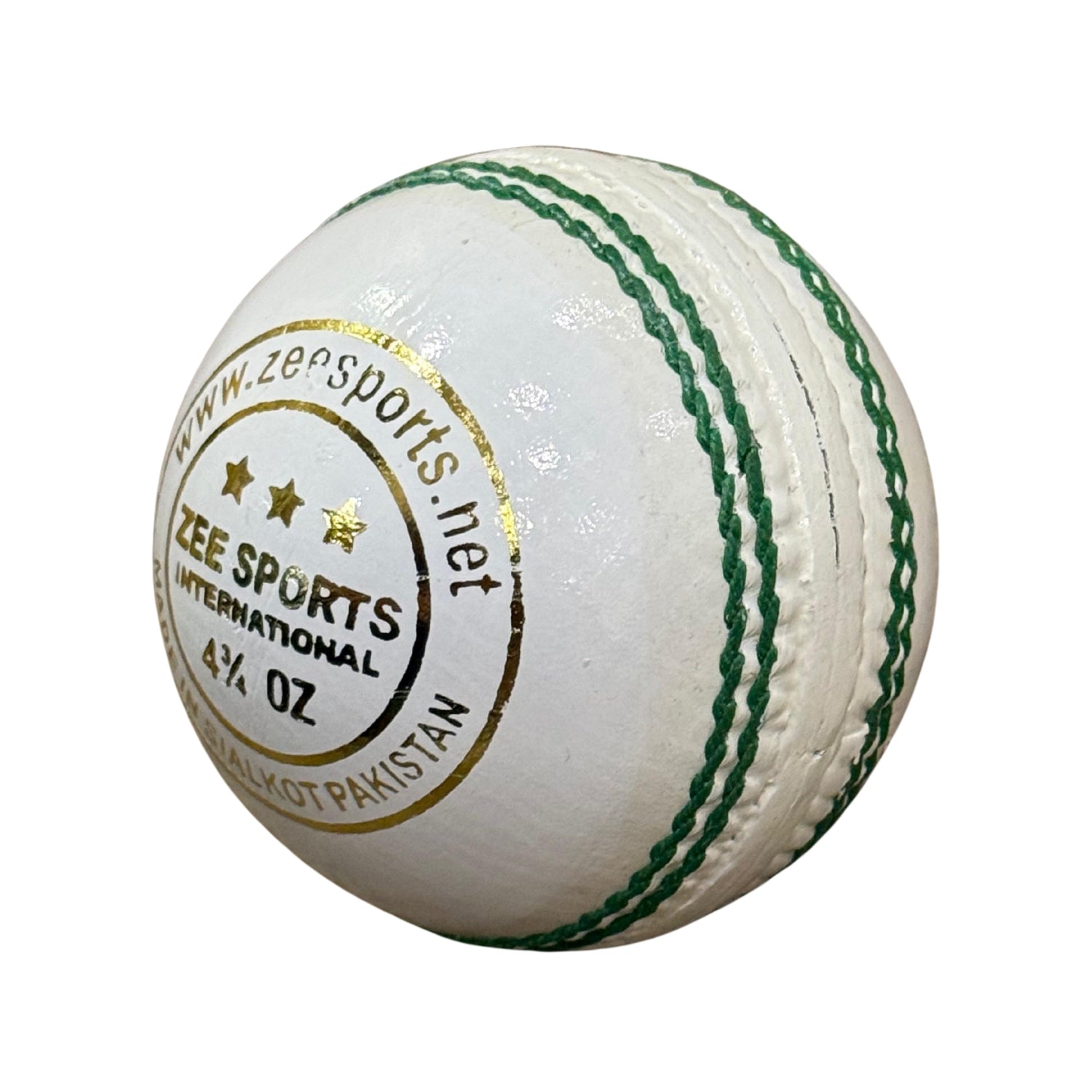 Zee Sports Cricket Ball Super Dragan Youth White/Neon Pink