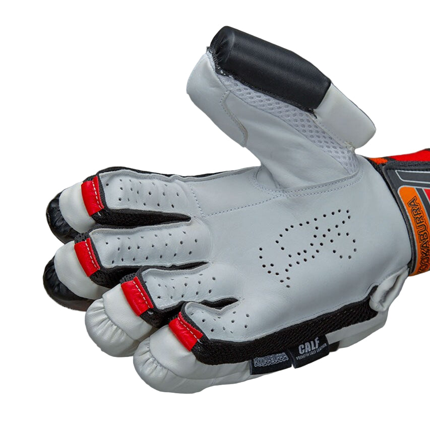 Kookaburra Cricket Batting Gloves Blaze 900 RH White/Orange/Red