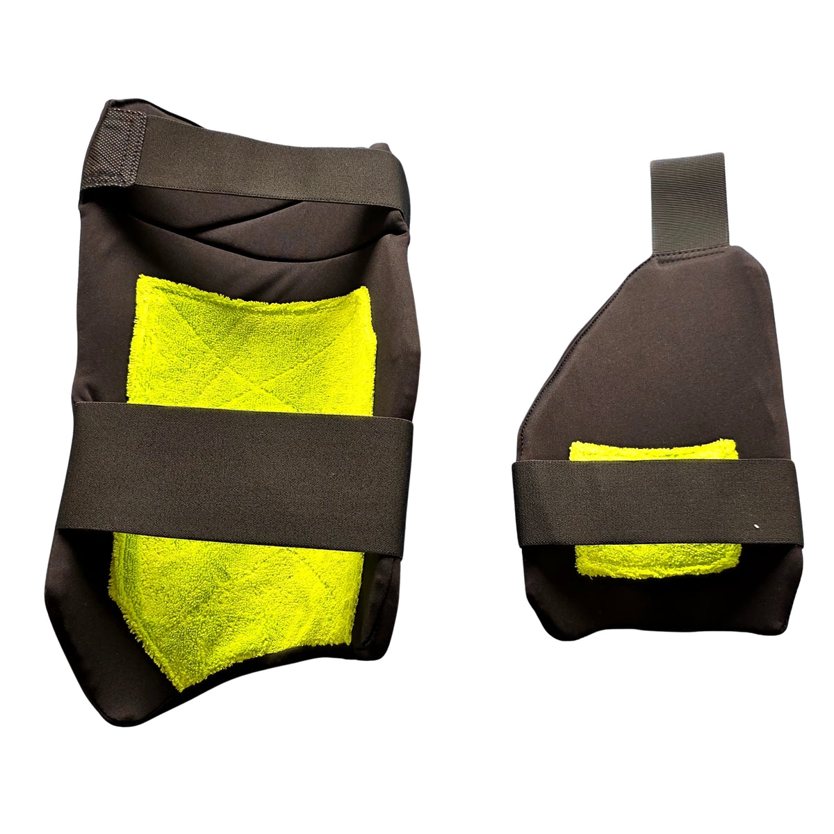 Moonwalkr Cricket Thigh Guard Set RH & LH Navy Blue/Black/White M & L Adult - image 12