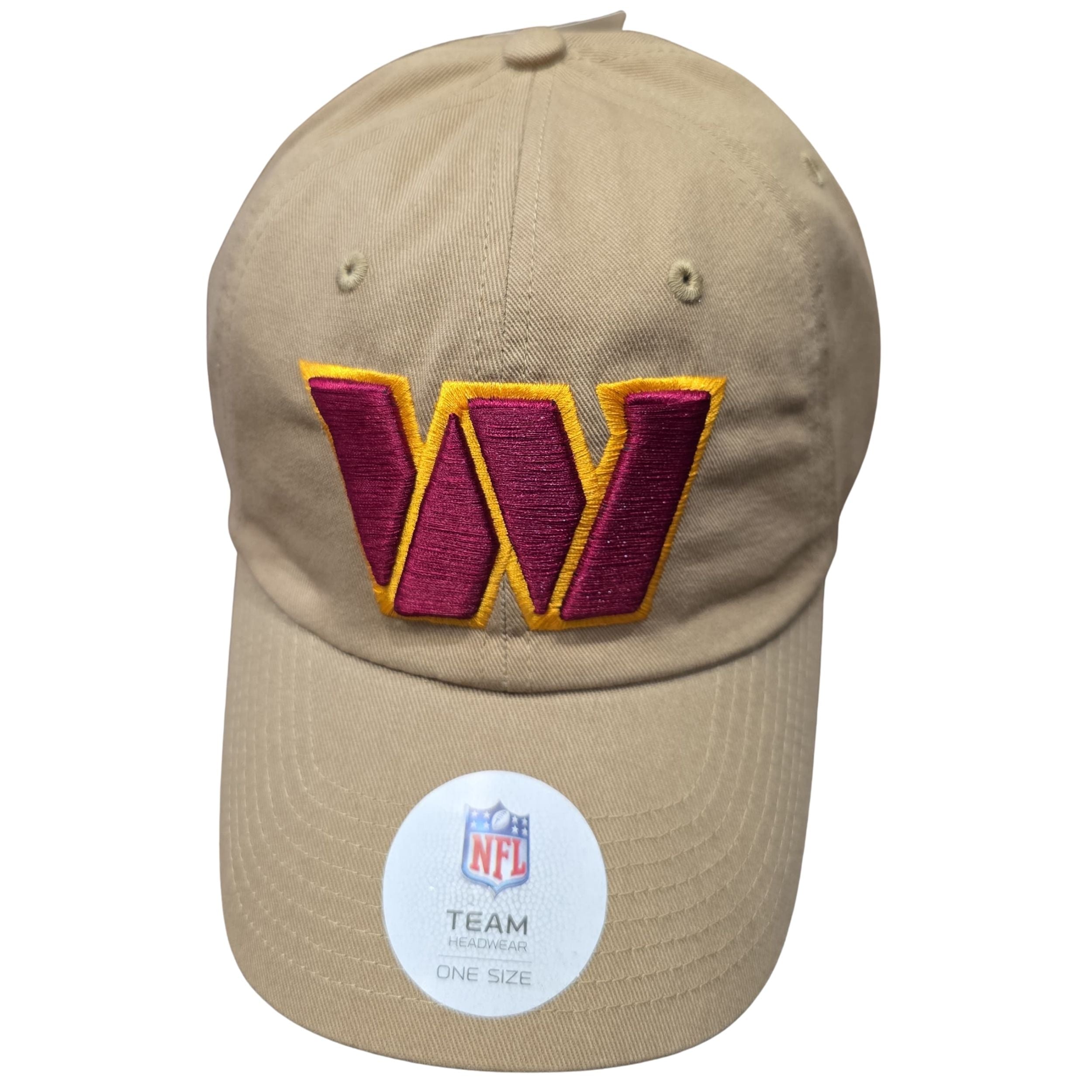 NFL Official Snapback Adjustable Hat Washington Commanders Embroidered Logo Cap