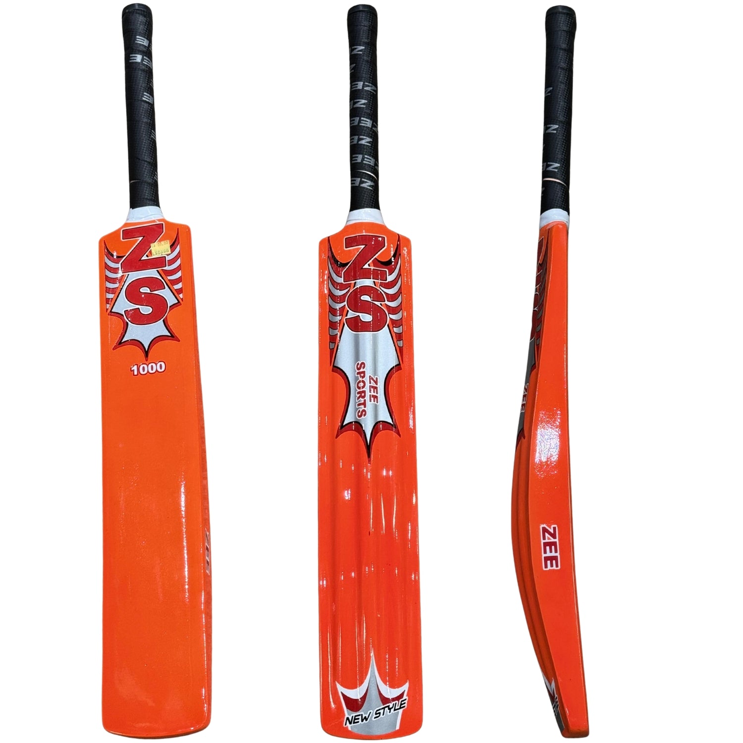 Zee Sports Cricket Bat Fiberglass Tape Tennis Orange
