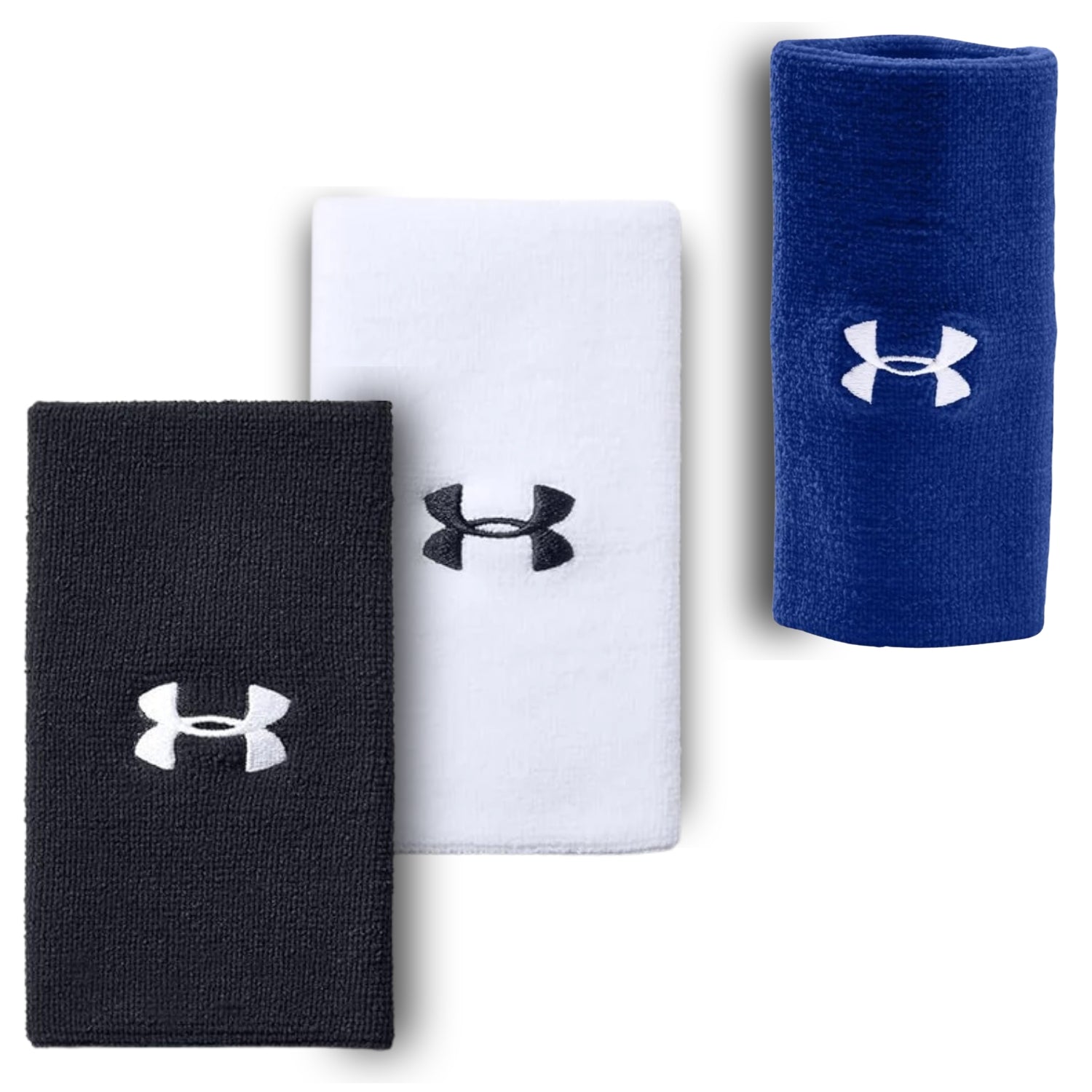 Under Armour Wrist Bands 6" Pack of 2