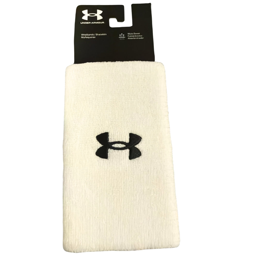 Under Armour Wrist Bands 6" Pack of 2