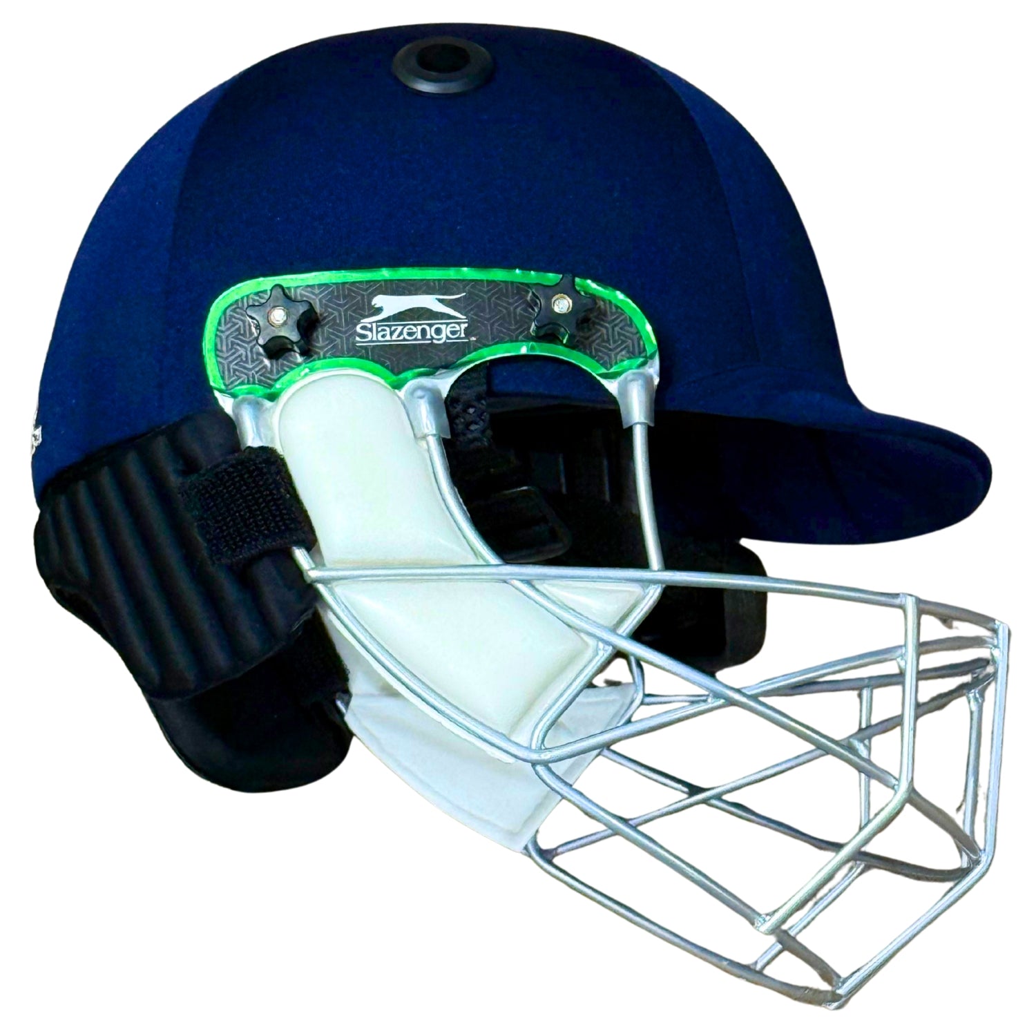 Slazenger Cricket Batting Helmet Navy Blue