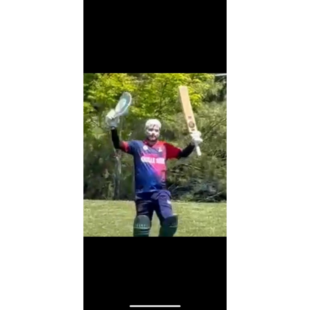 Zee Sports Cricket Bat Maverick 5-Star Players Edition Grade A Premium Bat English Willow Short Handlle