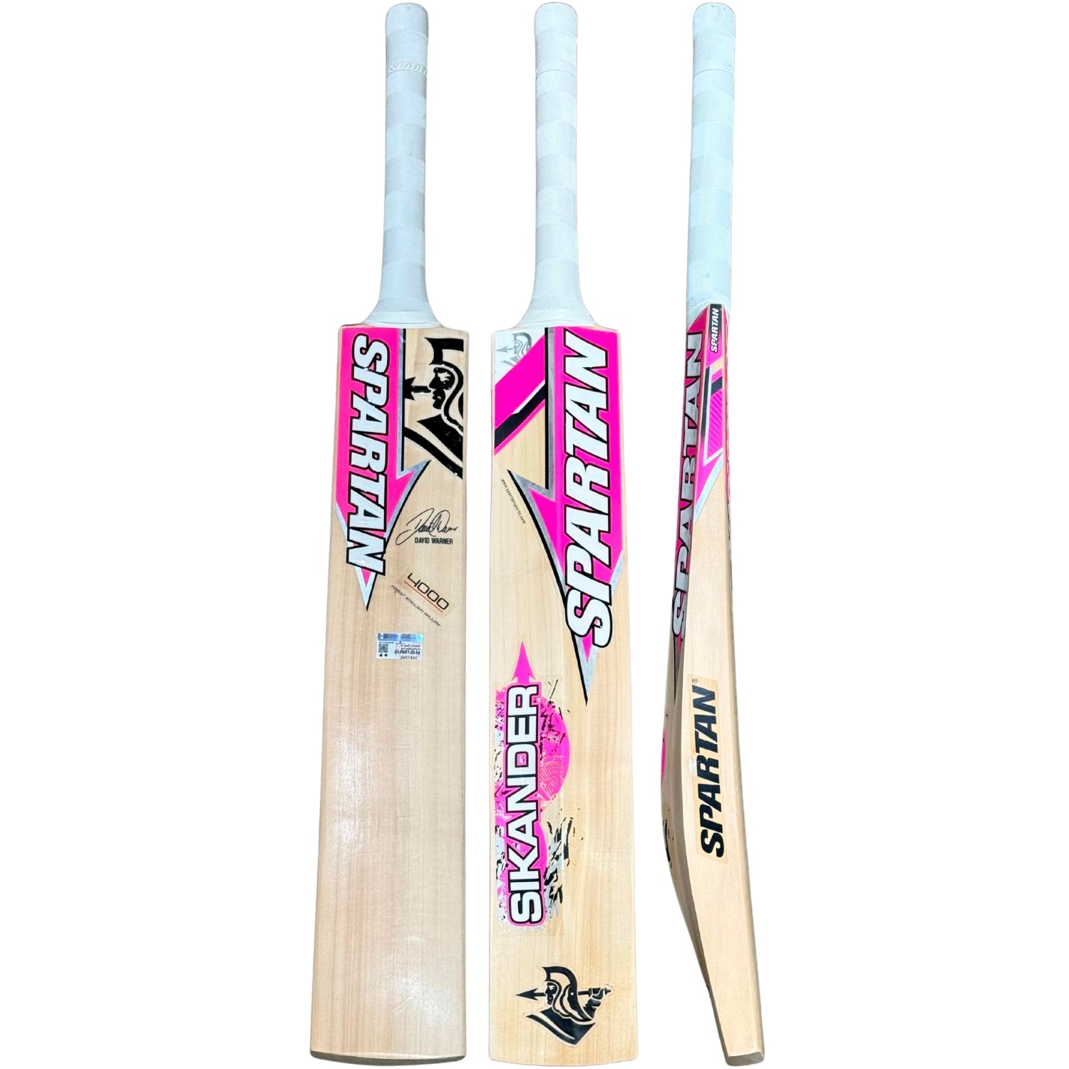 Spartan Cricket Bat Sikander DW David Warner 4000 English Willow Pink