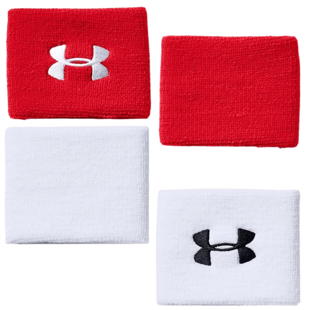 Under Armour Wrist Bands Red/White