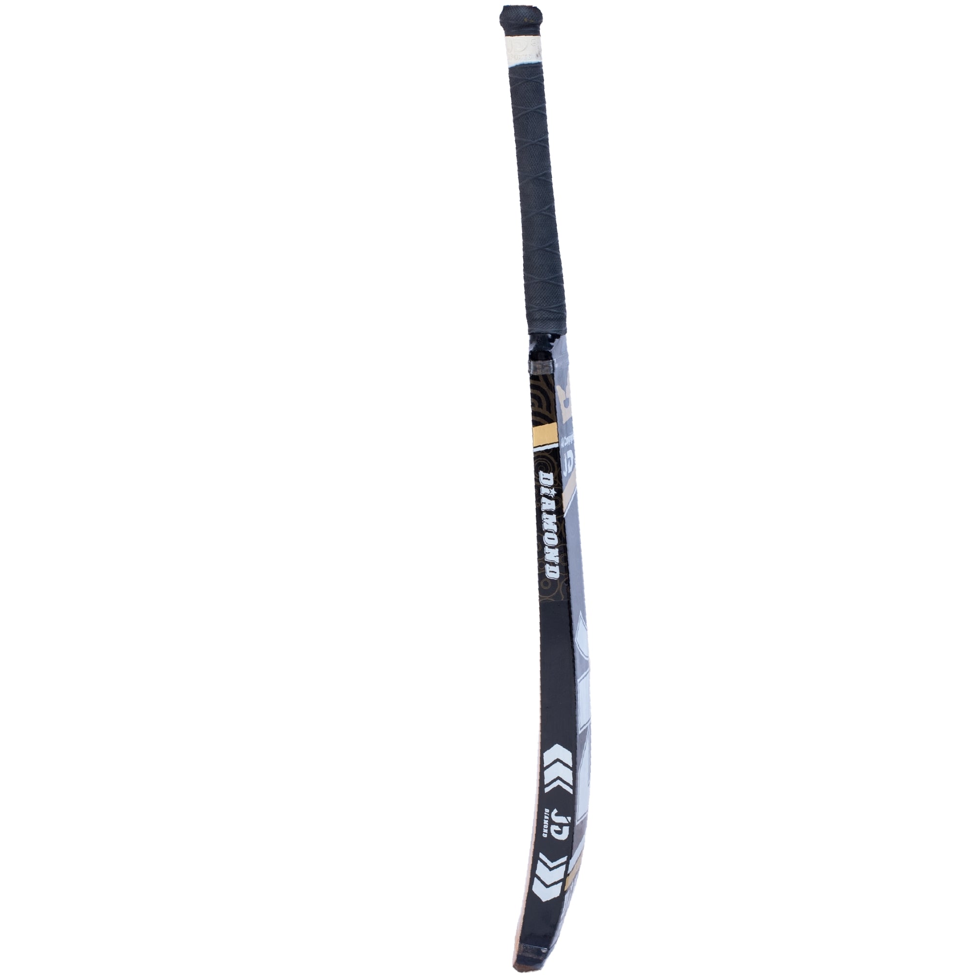 JD Sports Cricket Bat Diamond Player Edition Coconut Wood Tape Tennis Black/Gold