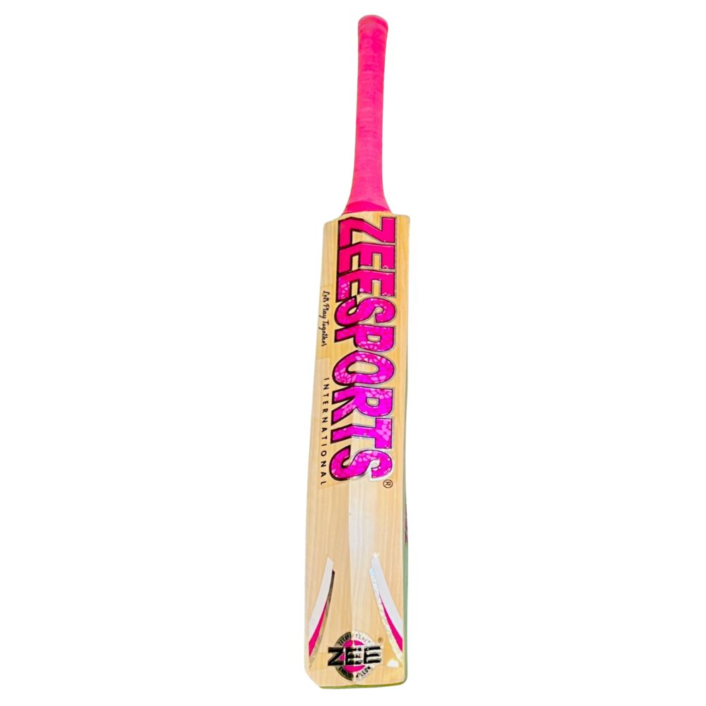 Zee Sports Crickets Bat Black Star Series Pink English Willow