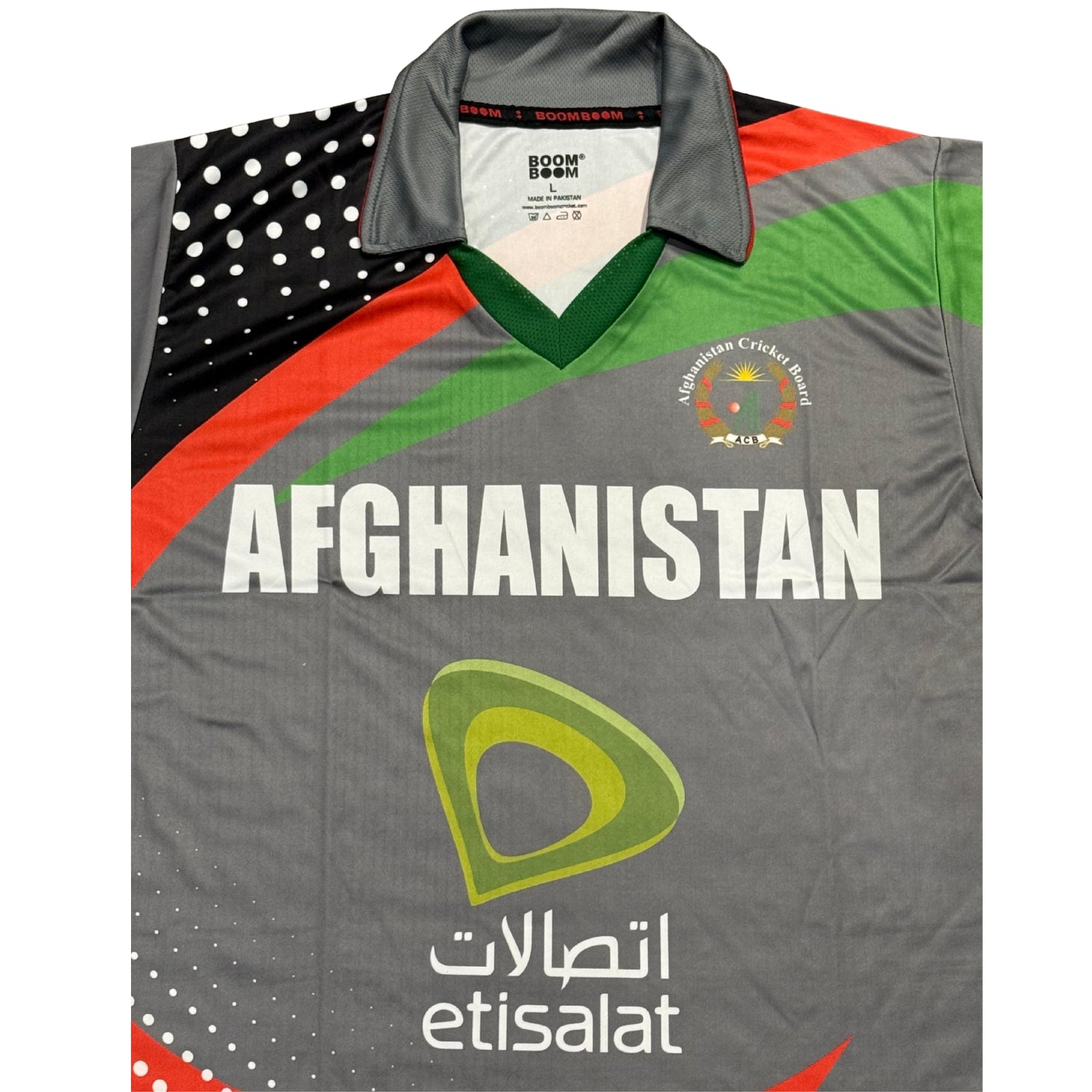 Boom Boom Cricket Uniform TShirt Afghanistan