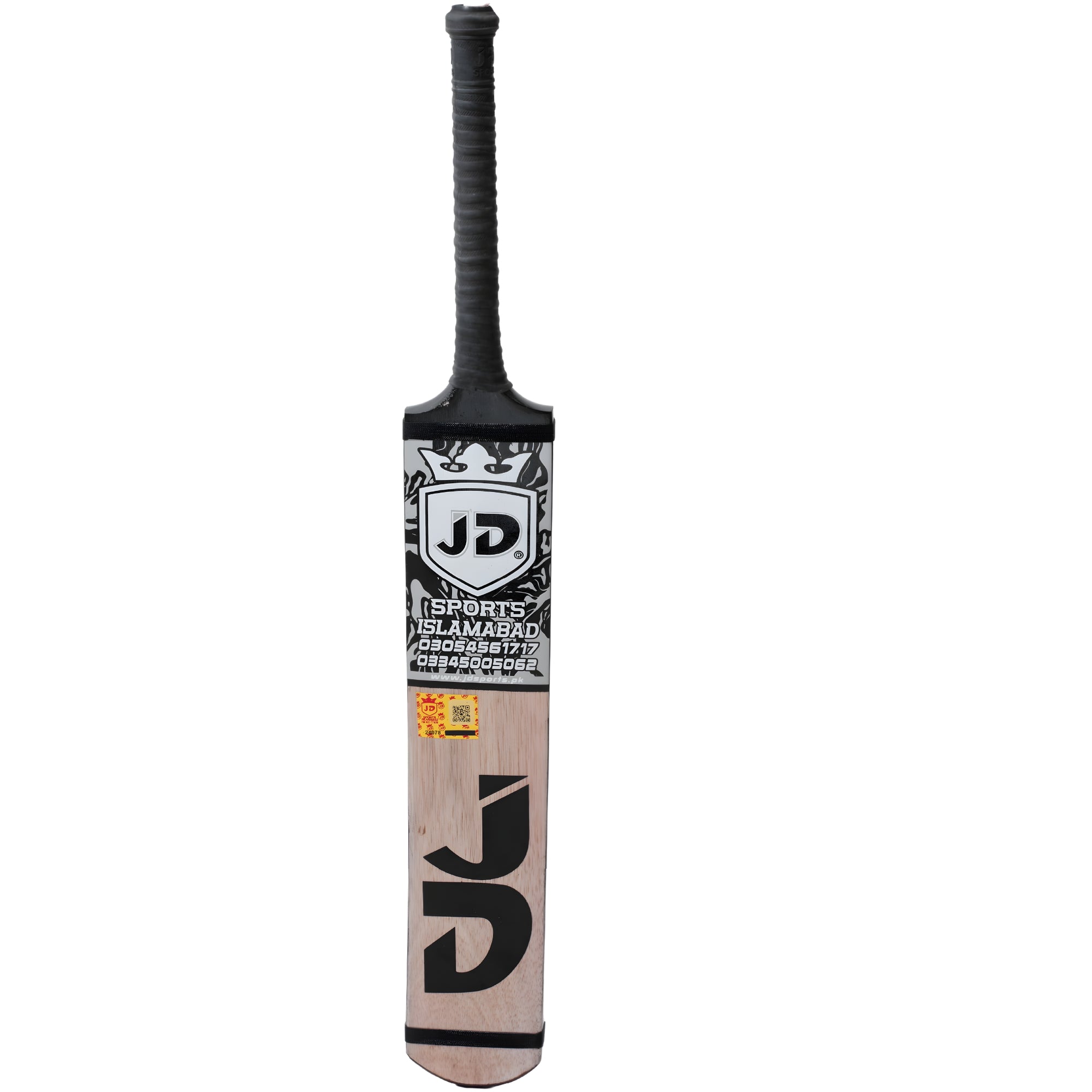 JD Sports Cricket Bat Diamond Player Edition Coconut Wood Tape Tennis Silver