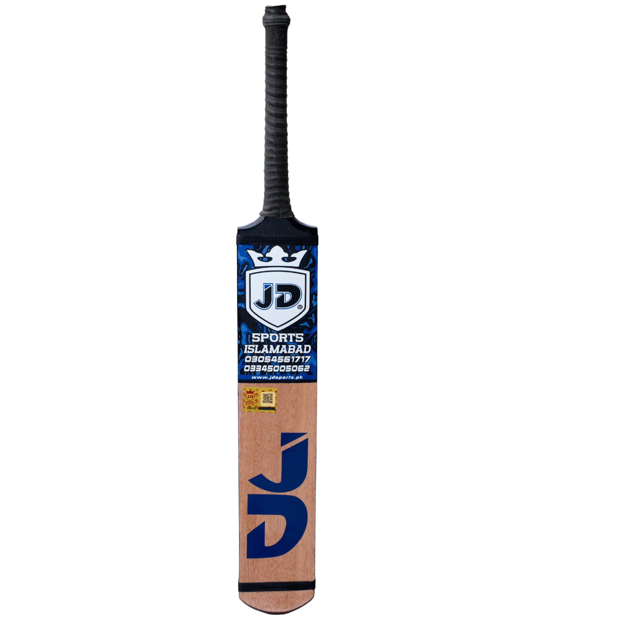 JD Sports Cricket Bat Diamond Player Edition Coconut Wood Tape Tennis Blue