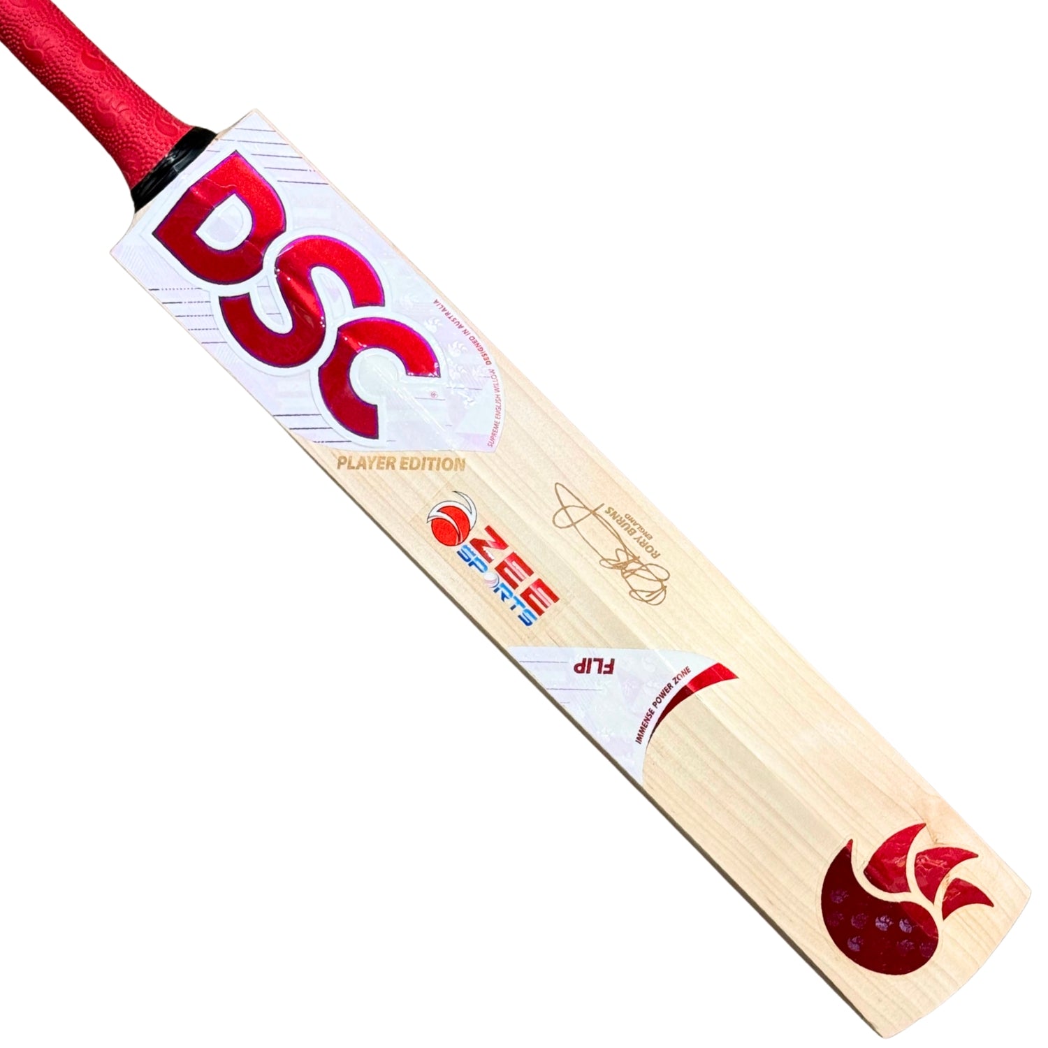 DSC Cricket Bat Flip Rory Burn Player Edition English Willow SH