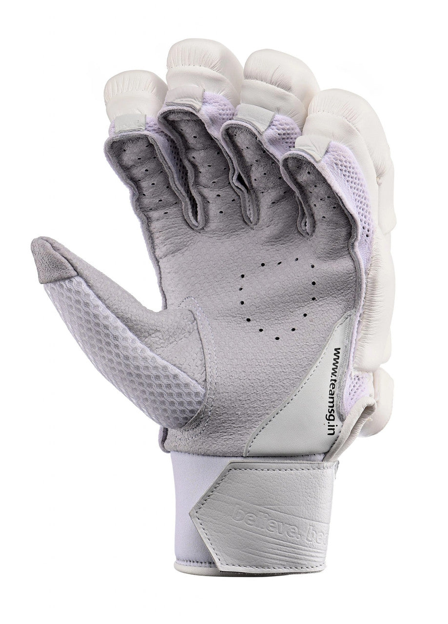 SG batting Gloves, Hilite White - Adult