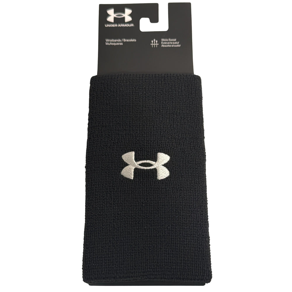 Under Armour Wrist Bands 6" Pack of 2