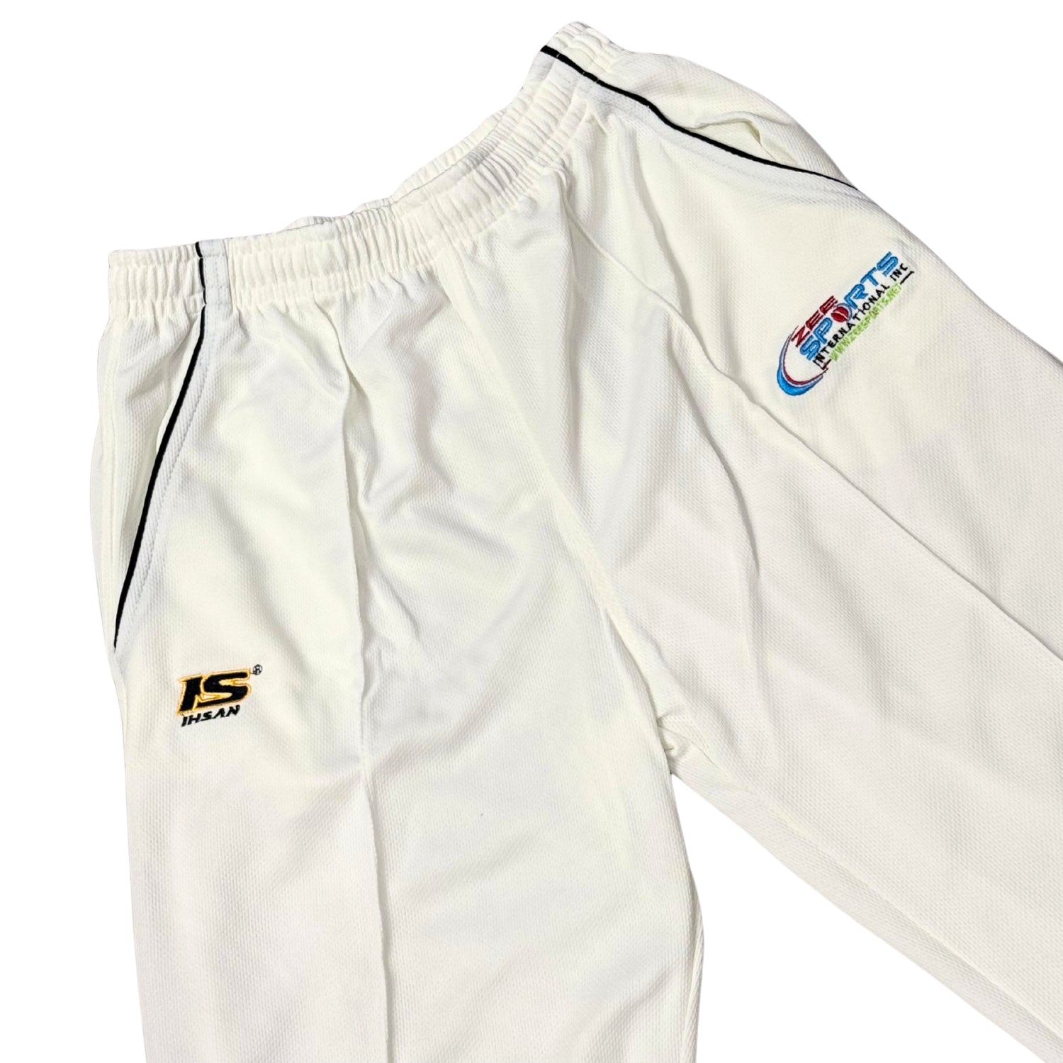 IS Ihsan Cricket Uniform Zee Sports White