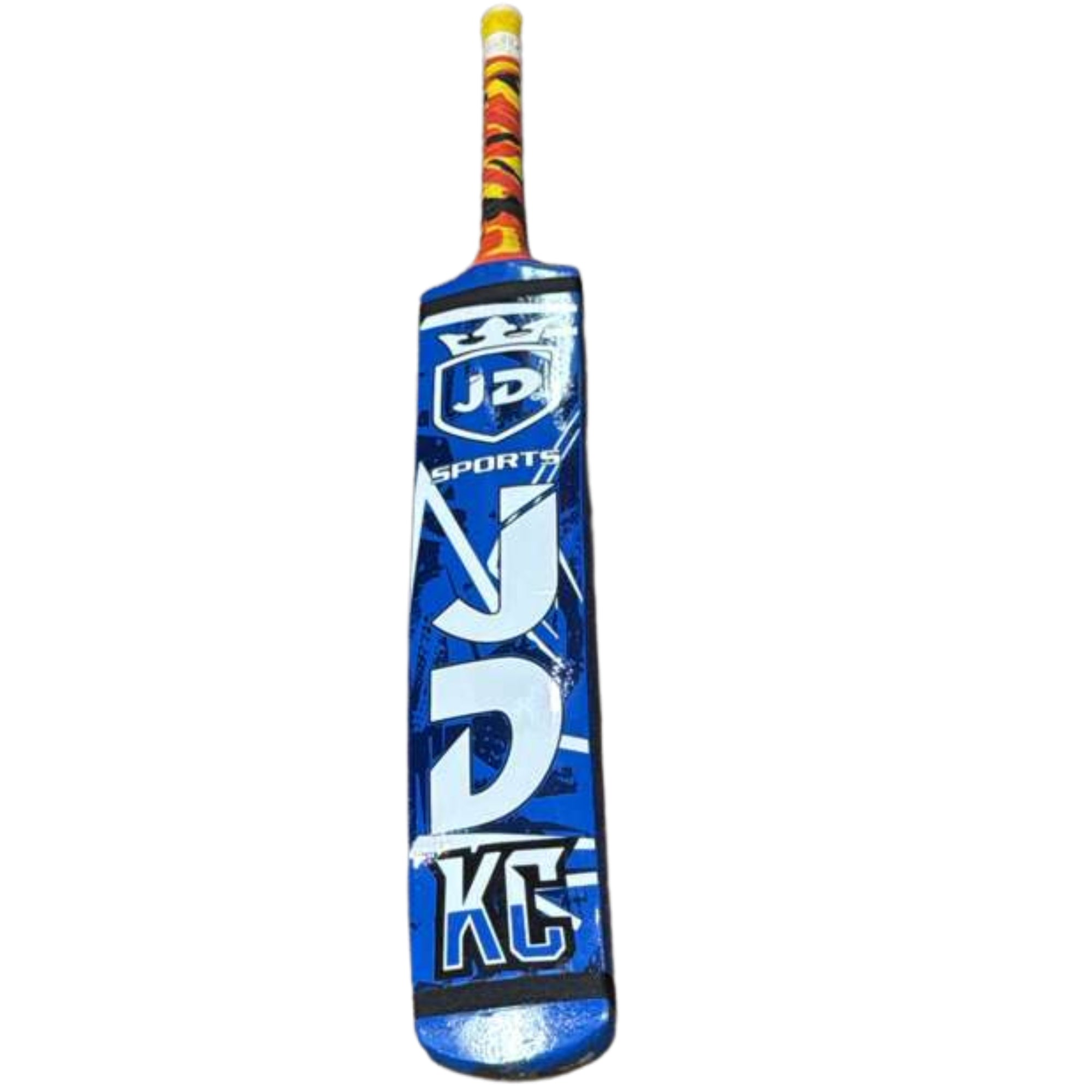 JD Sports Cricket Bat KC Edition Cocanut Wood Tape Tennis Blue