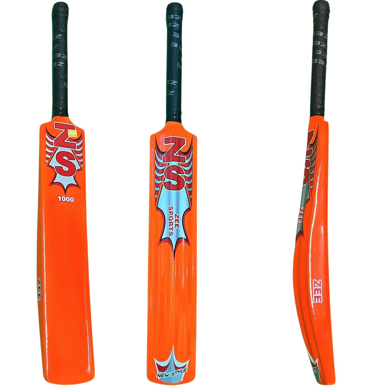 Zee Sports Cricket Bat Fiberglass Tape Tennis Orange