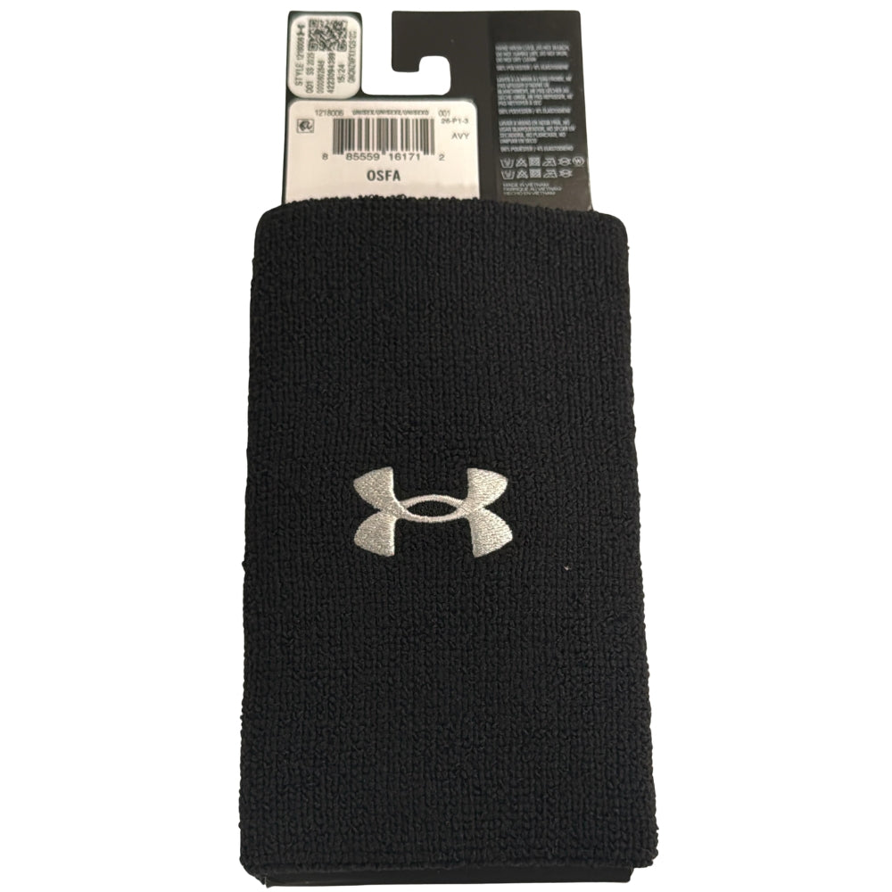Under Armour Wrist Bands 6" Pack of 2