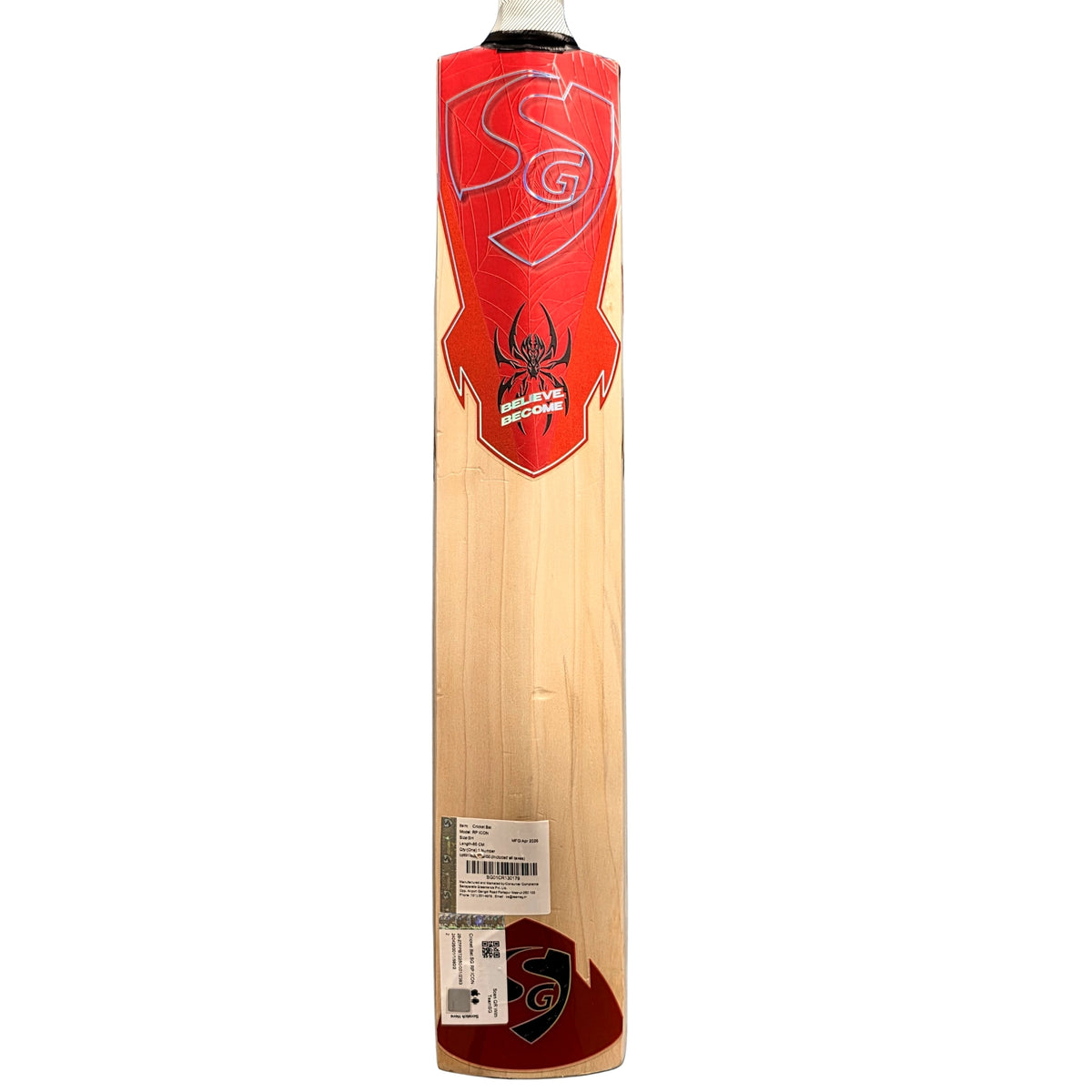 SG Cricket Bat RP Icon Rishabh Pant Series English Willow SH Adult - image 6