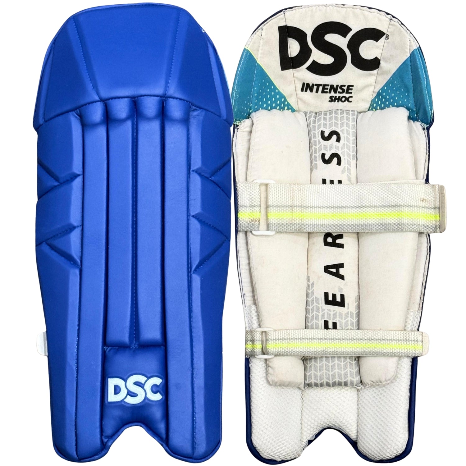 DSC Wicket Keeping Pads Intense Shoc Blue