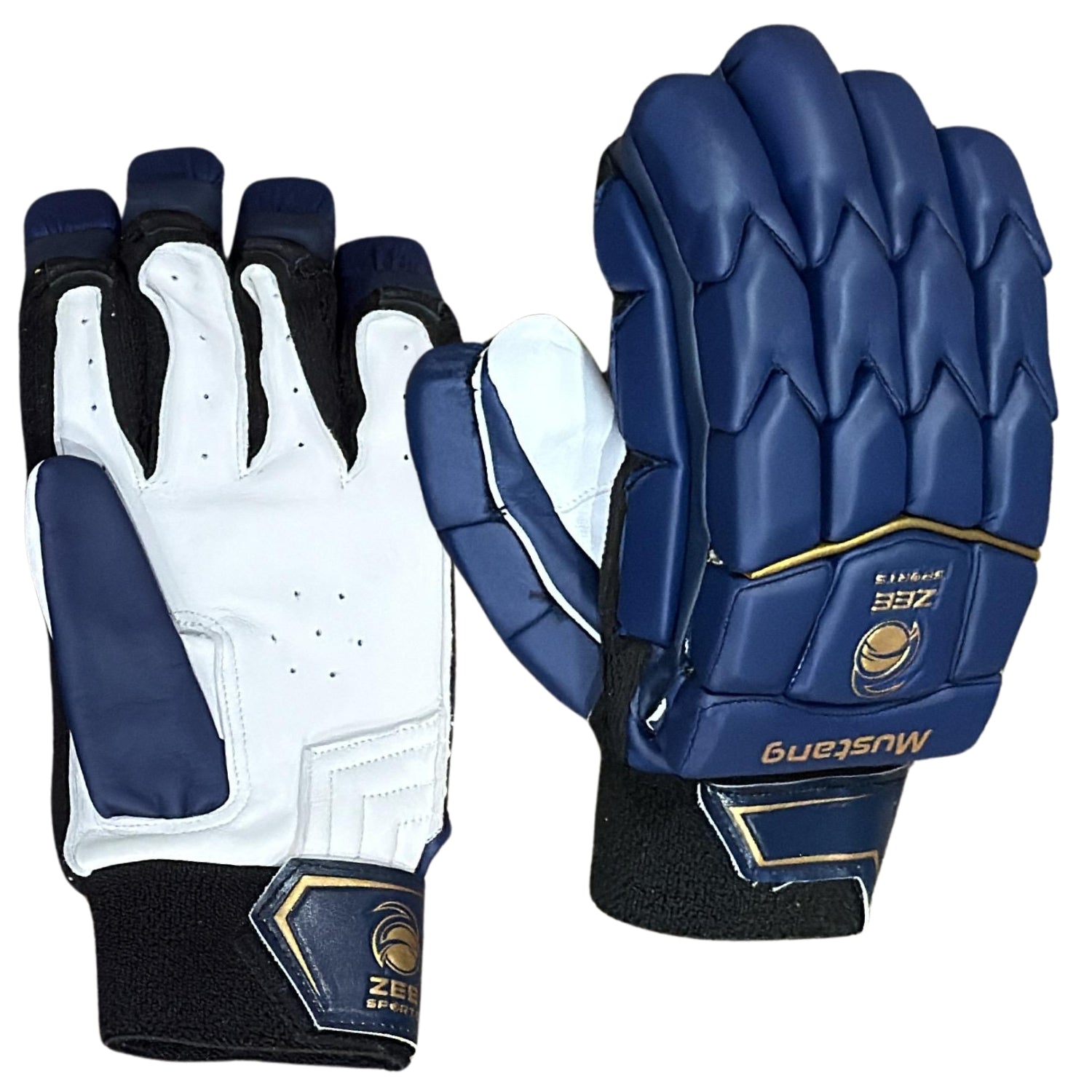 Zee Sports Cricket Batting Gloves Mustang Blue