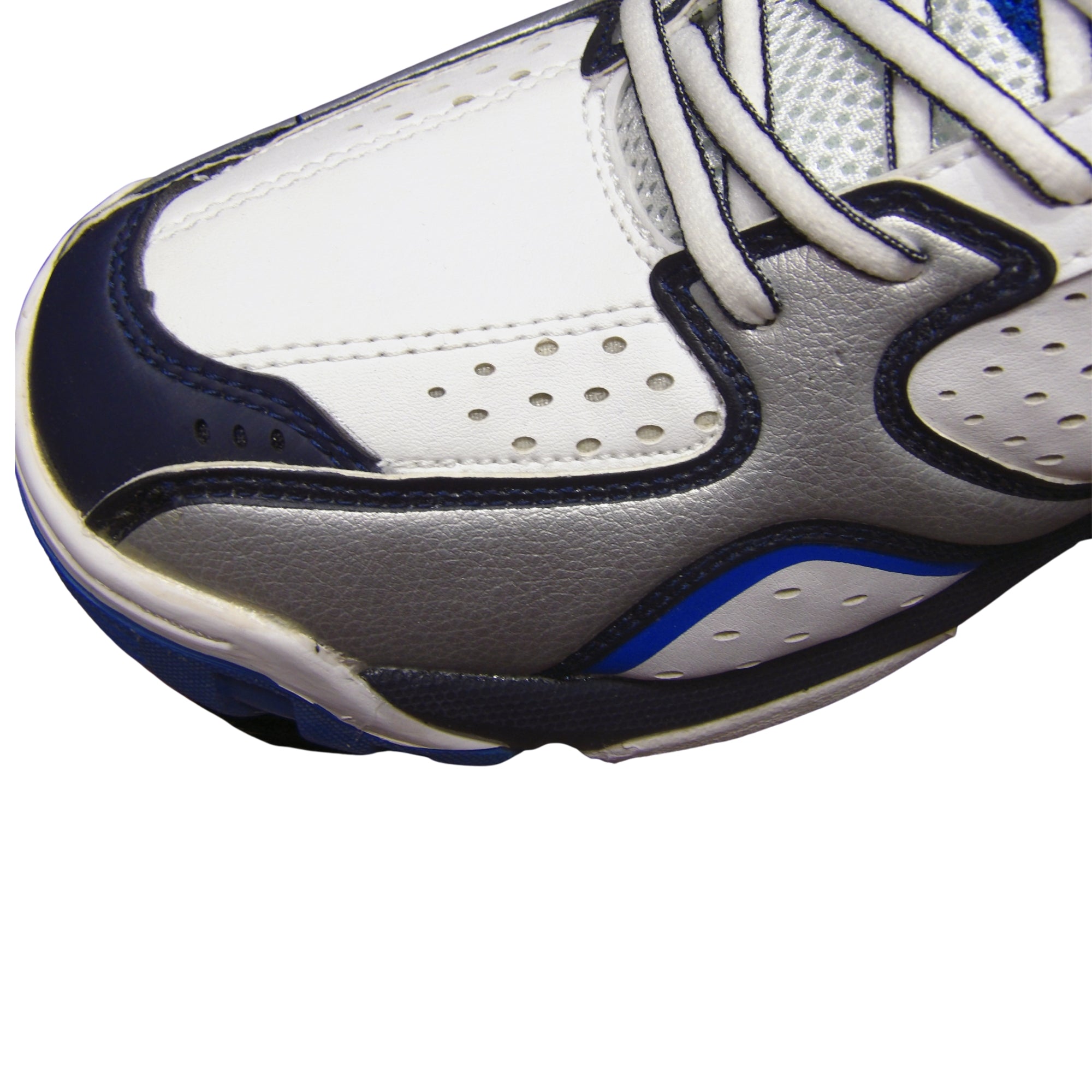SG Cricket Shoes Striker II White Silver Blue