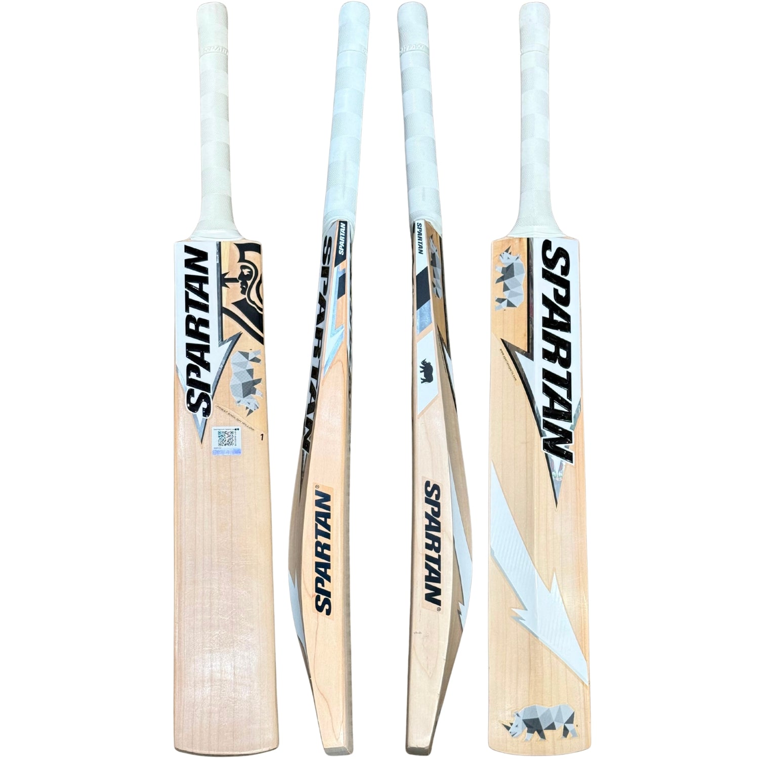 Spartan Cricket Bat Rhino1 English Willow White