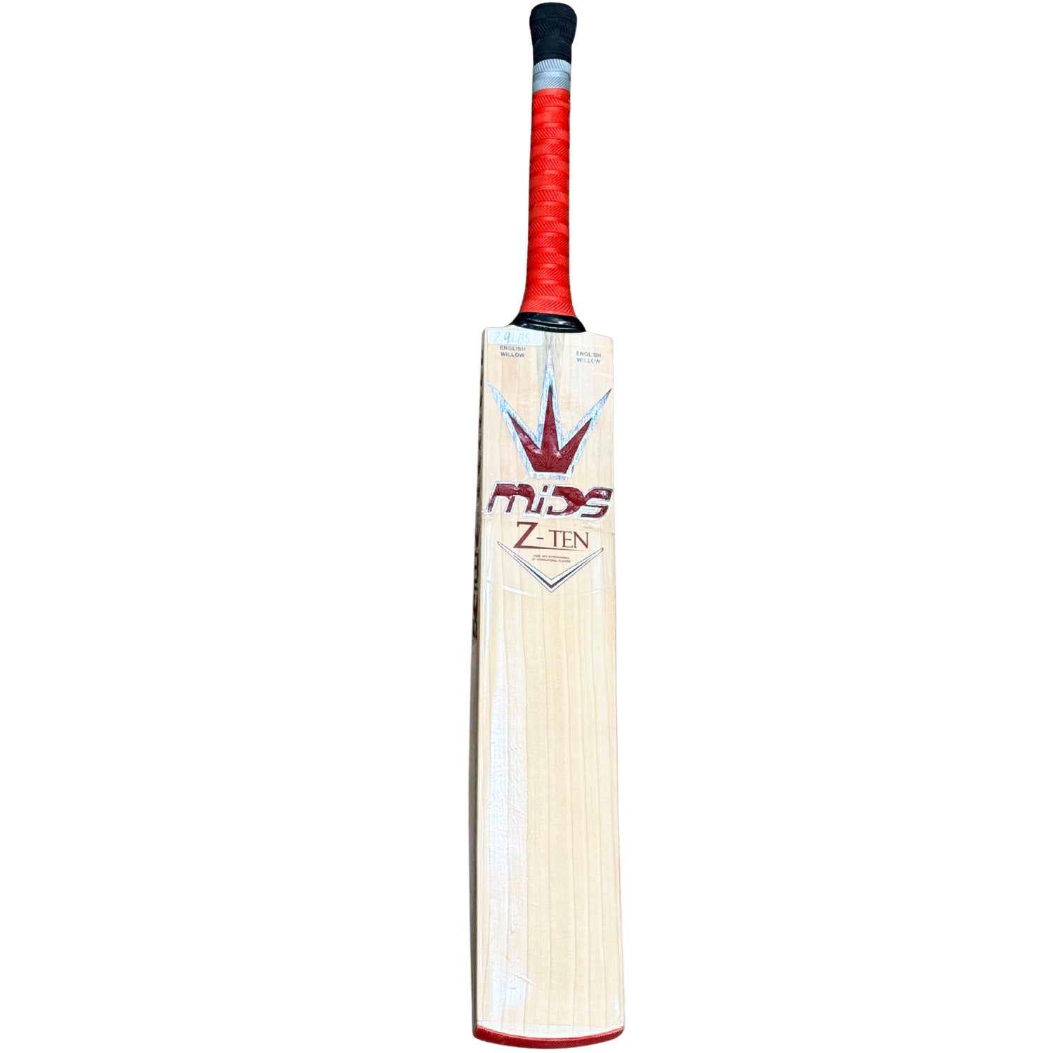 MIDS Cricket Bat Z Ten English Willow Players Grade