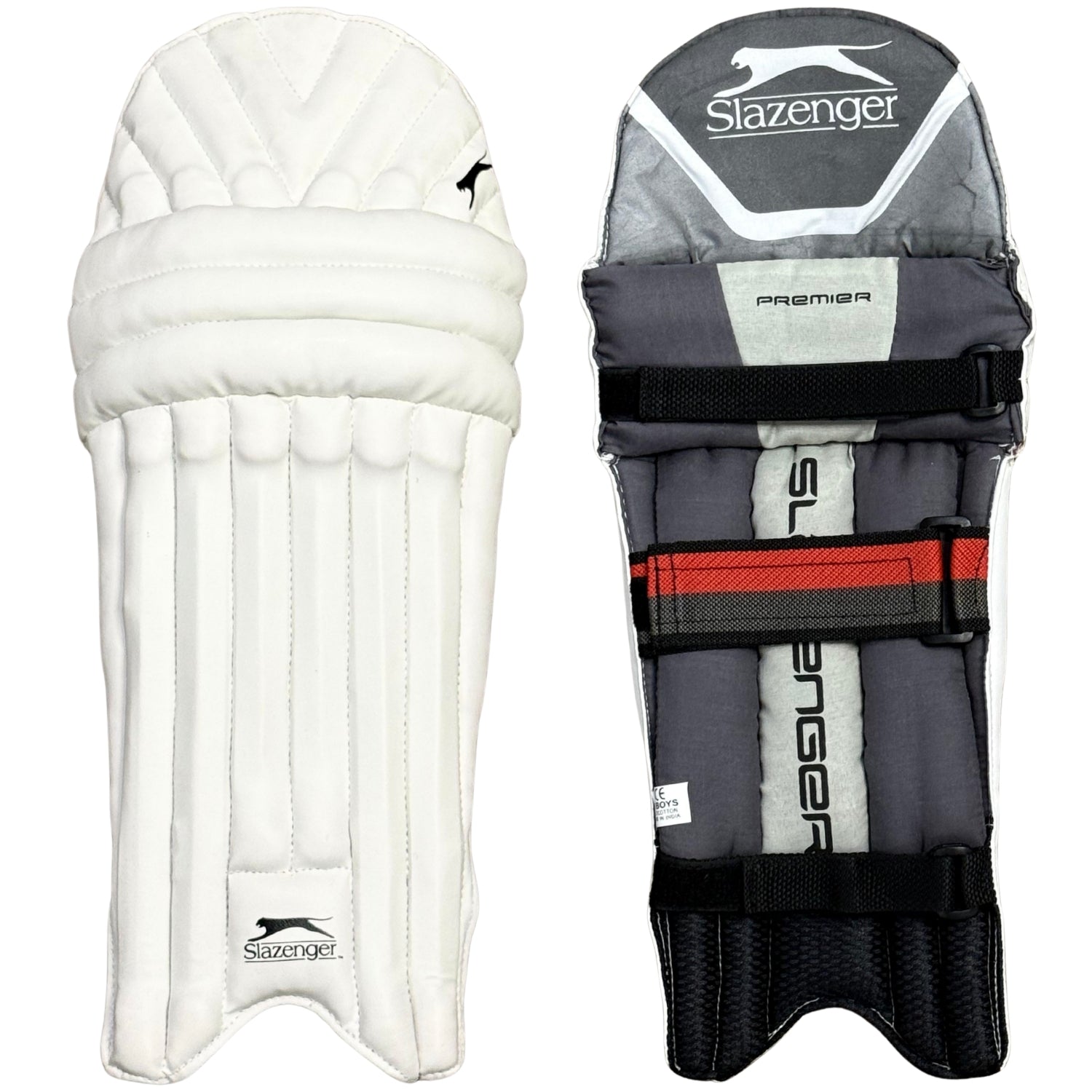 Slazenger Batting Pads Premier Small Boys