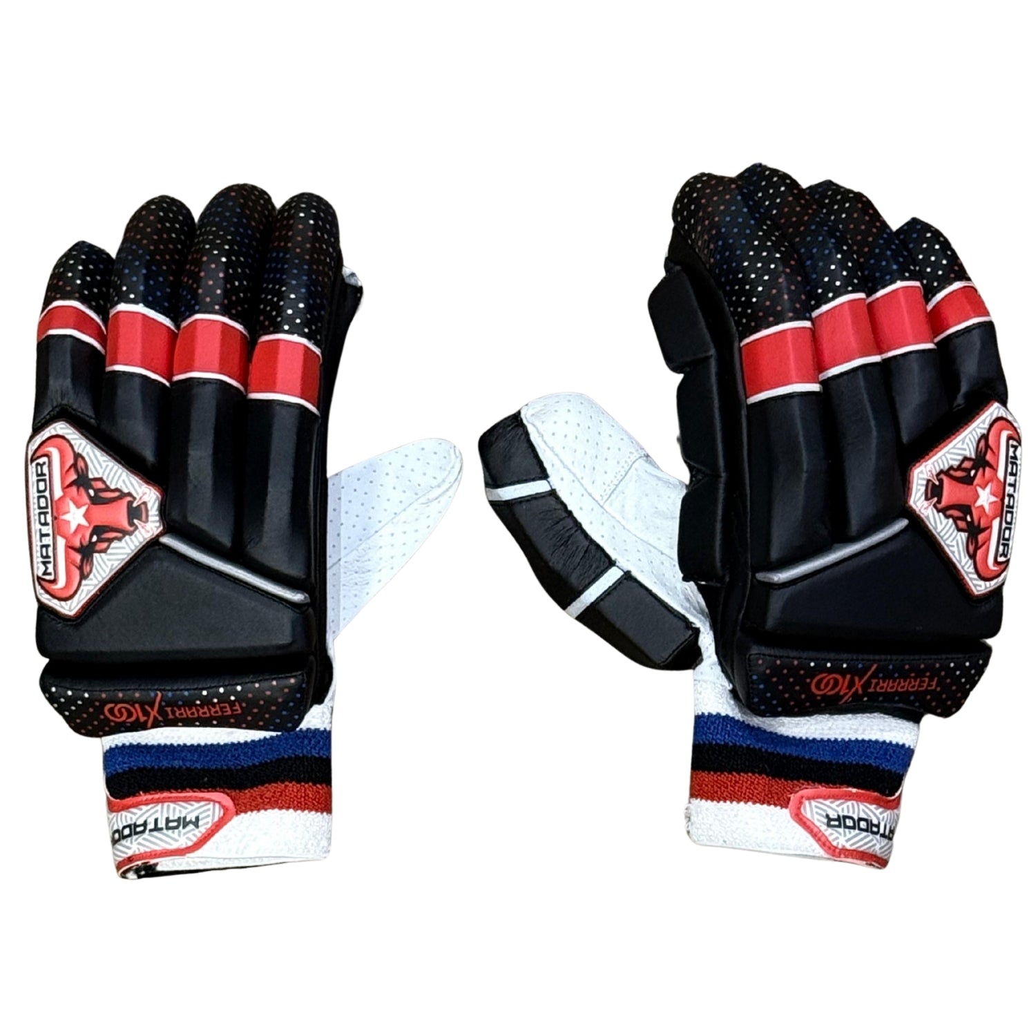 Matador Cricket Batting Gloves Ferrari X100 Black