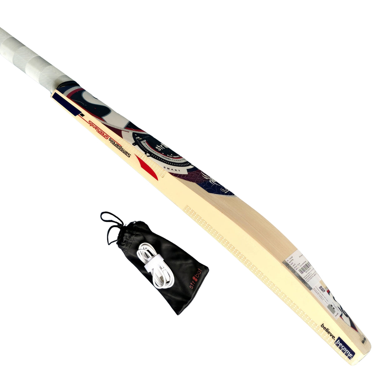 SG Cricket Bat RP250 Str8bat Sensor Hybrid Tec Smart English Willow SH Adult - image 9