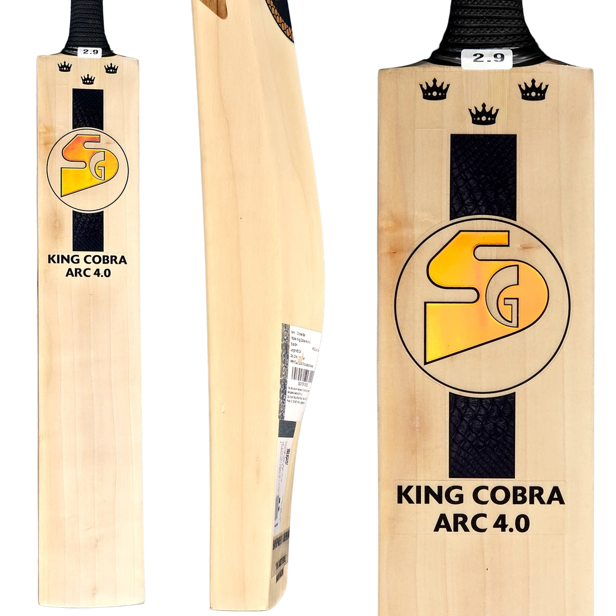 SG Cricket Bat King Cobra Arc 4.0 English Willow SH Adult - image 5