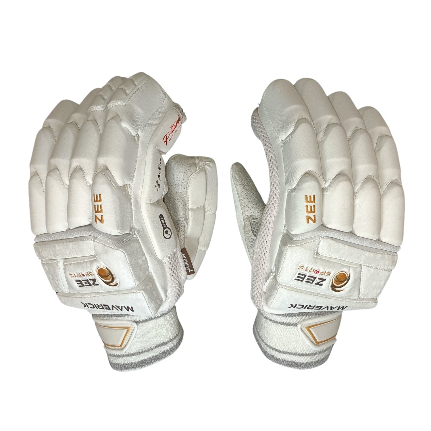 Zee Sports Batting Gloves Maverick White