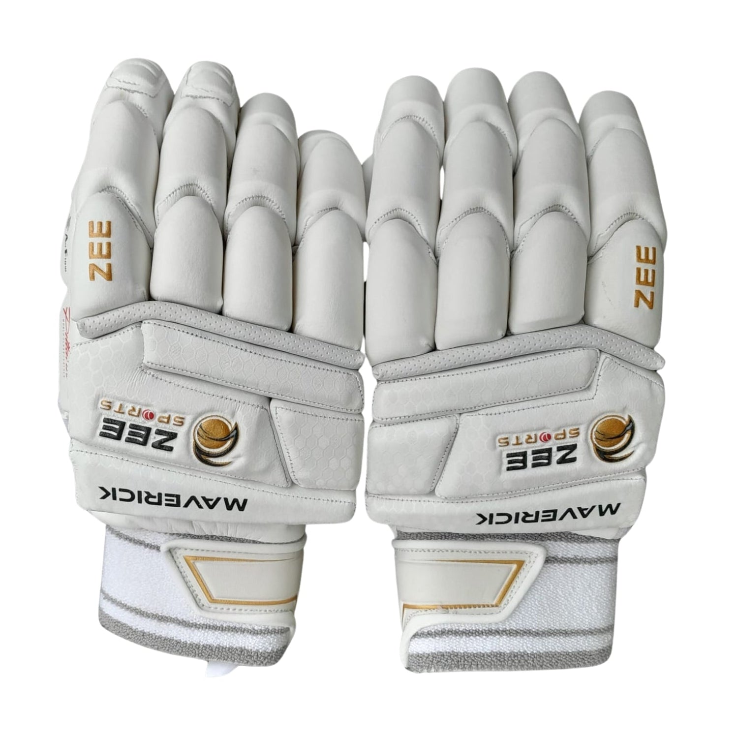 Zee Sports Batting Gloves Maverick White