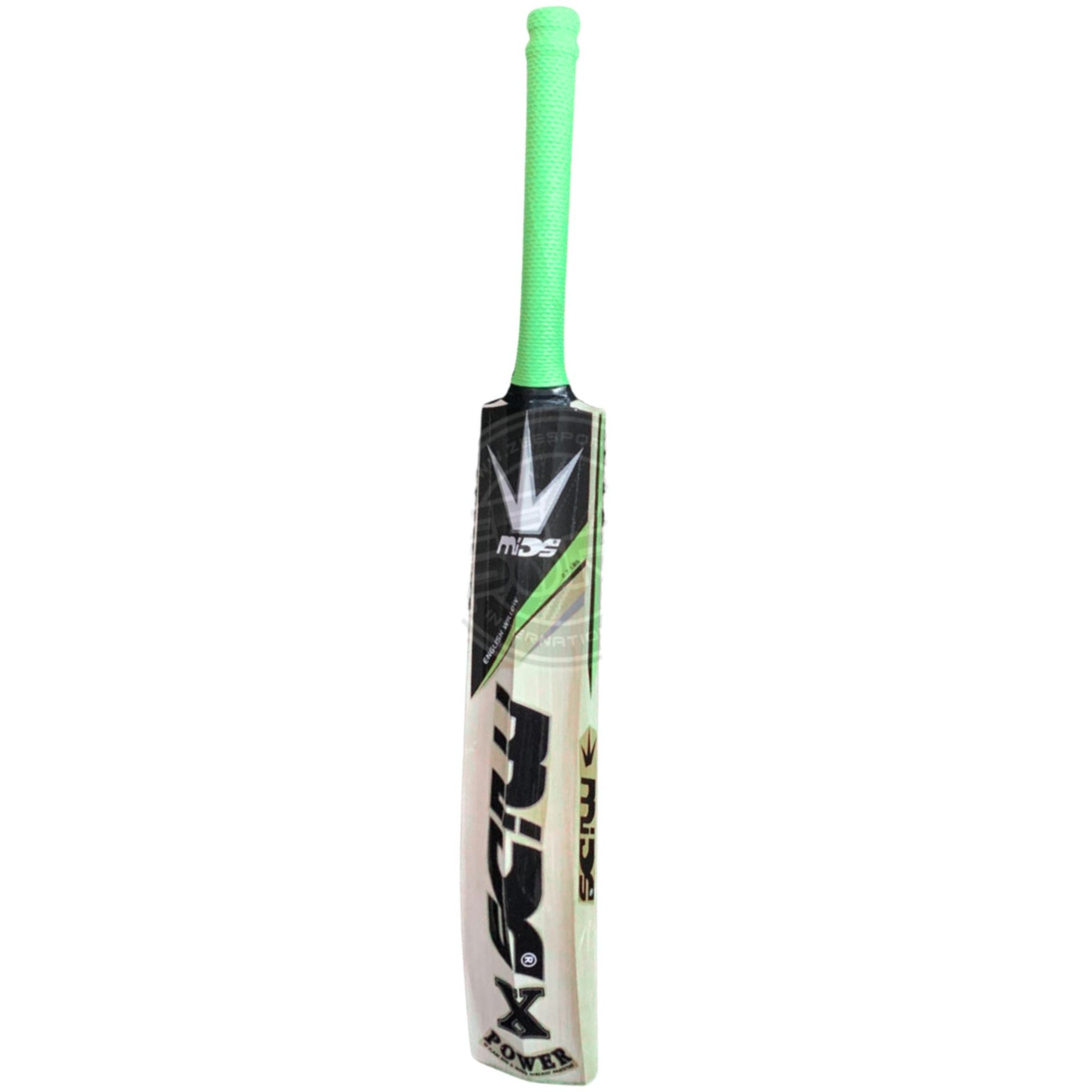 MIDS Cricket Bat X-Power English Willow Green