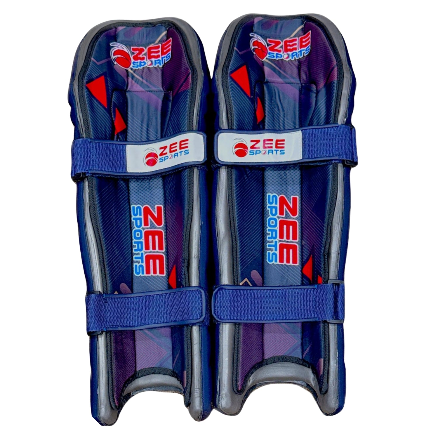 Zee Sports Batting Pad Velocity Blocker Double Strap - Navy Blue