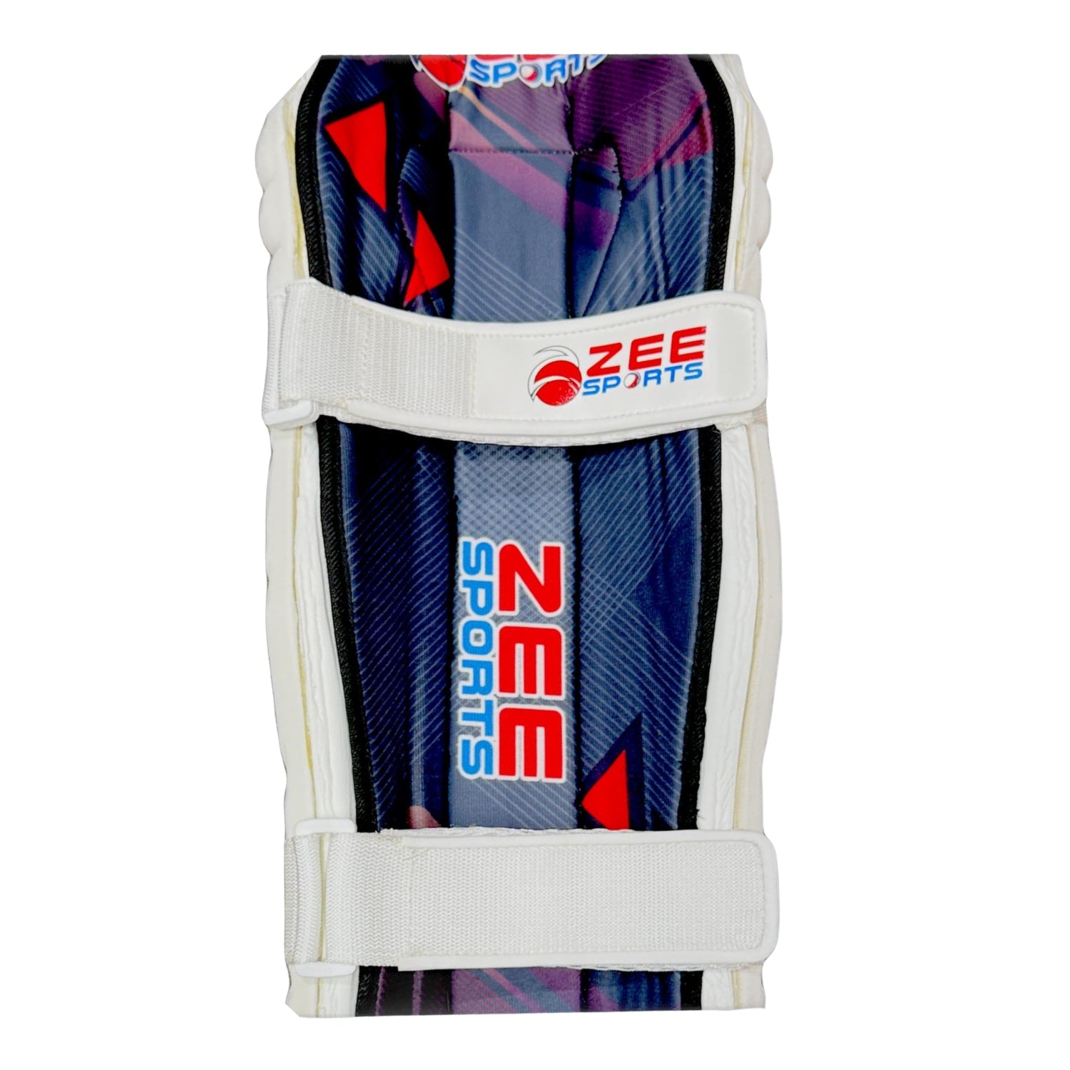 Zee Sports Batting Pads Double Strap - White