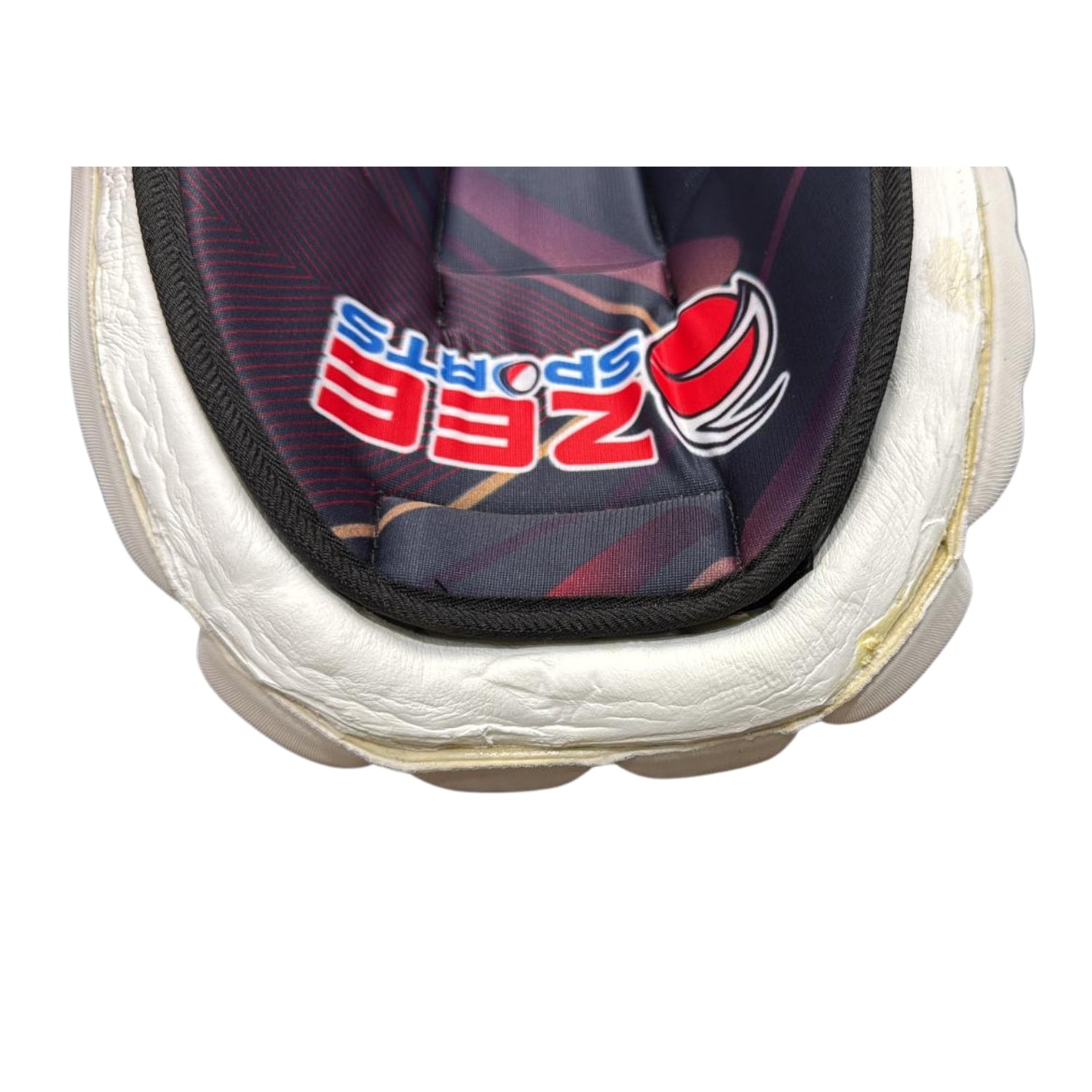 Zee Sports Batting Pads Double Strap - White