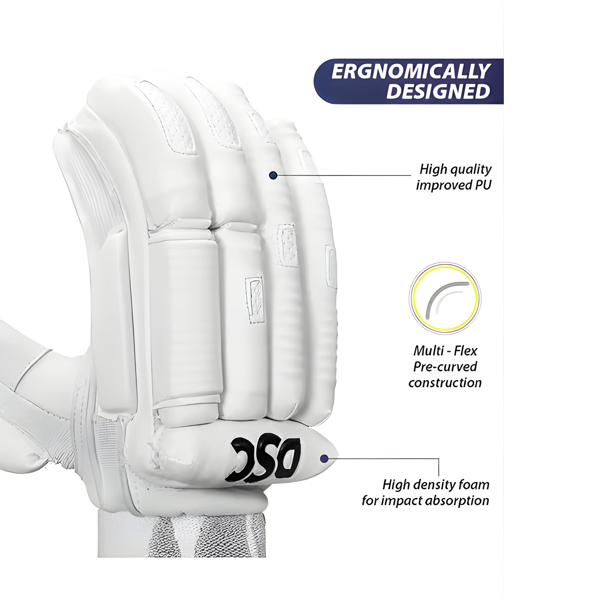 DSC Cricket Batting Gloves Condor Surge 2.0 Size