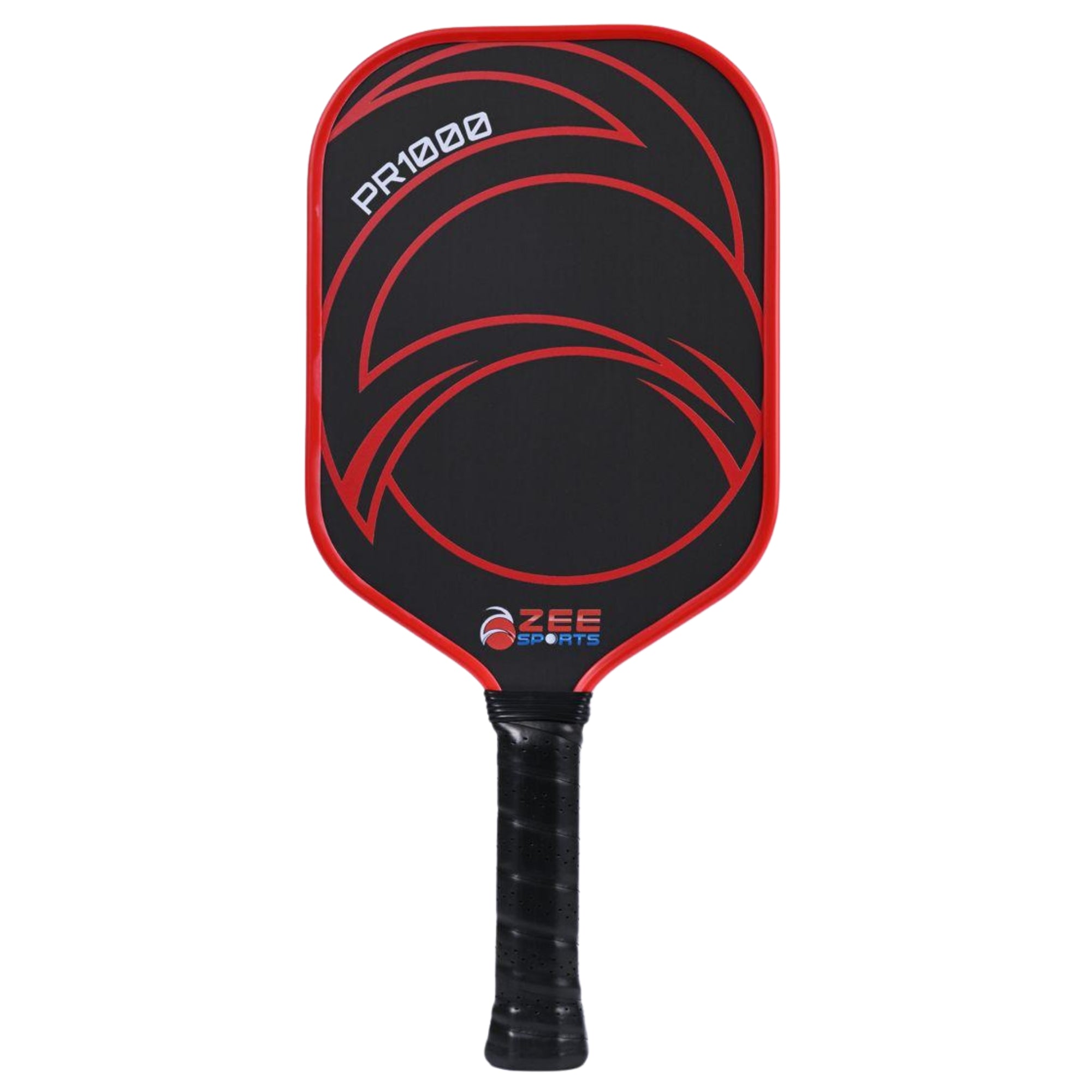 Zee Sports Paddles Pickle Ball Rackets PR1000 Sleek Red/Black