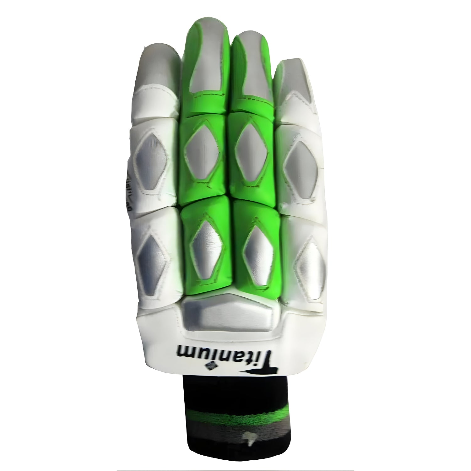 BDM Cricket Batting Gloves Titanium Youth Green