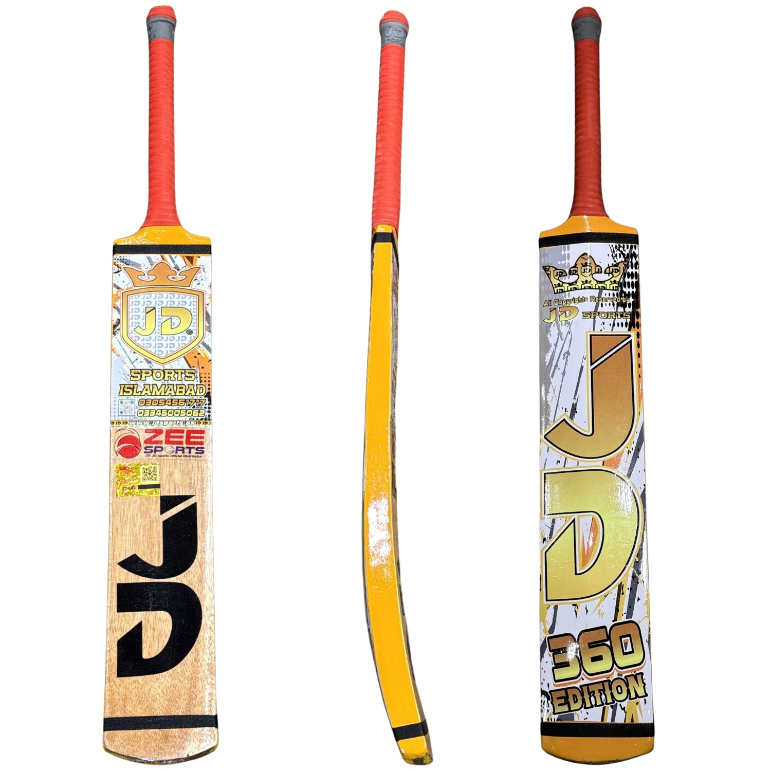 JD Sports Cricket Bat Tape Tennis Orange Plain