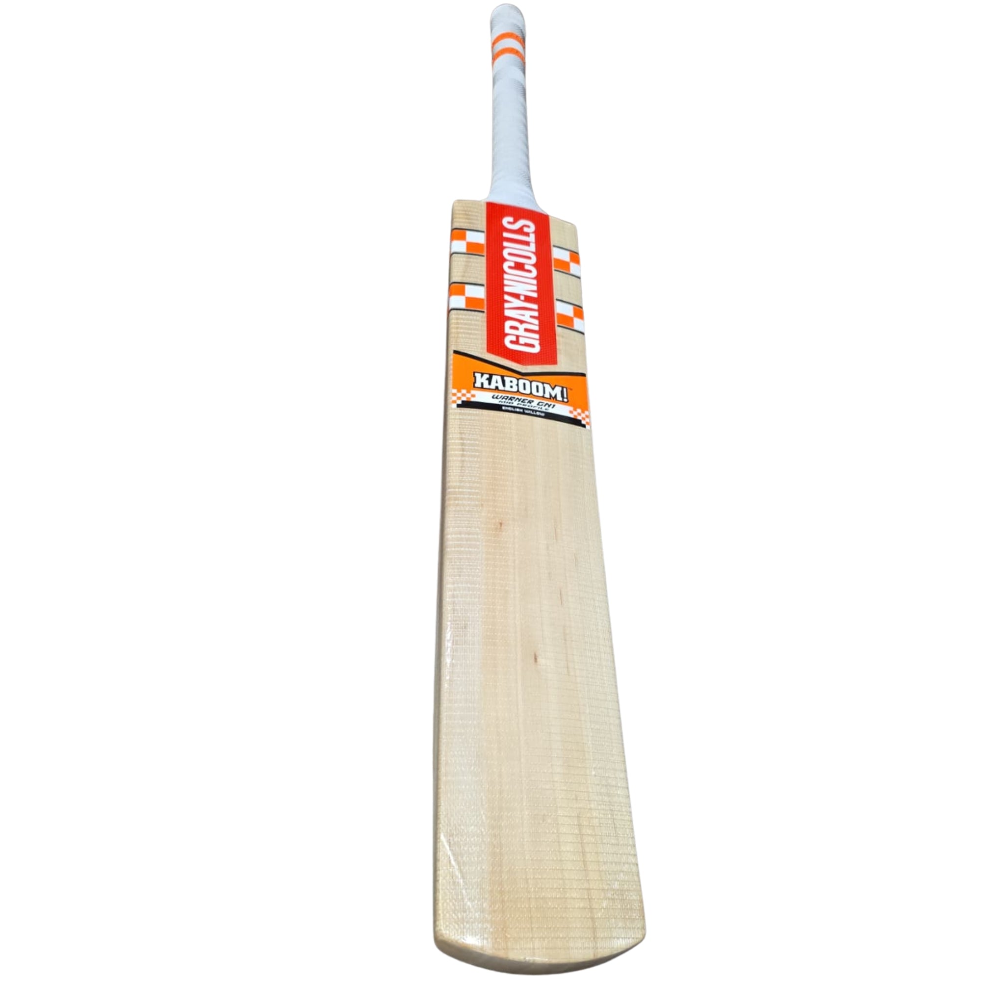 Gray Nicolls Cricket Bat Kaboom Warner GN1 Mid Profile English Willow