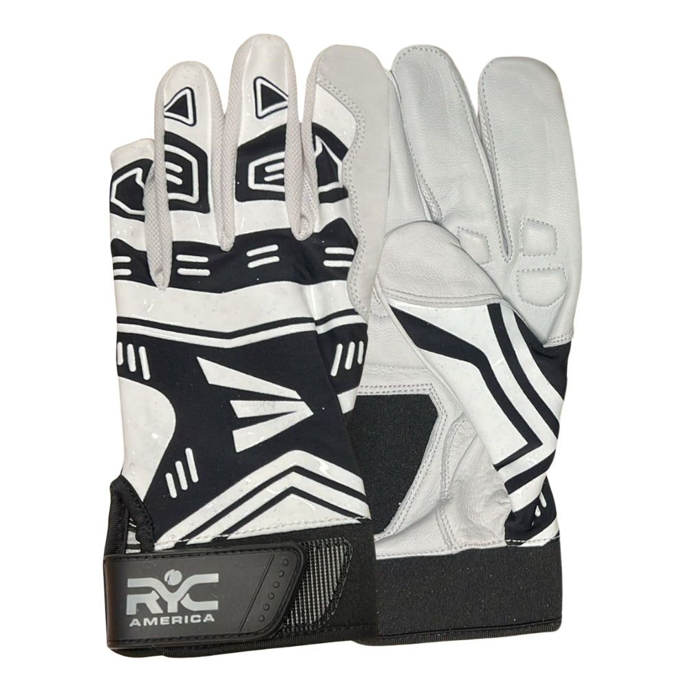 Zee Sports Batting Gloves RYC-America Hard Tennis - Black