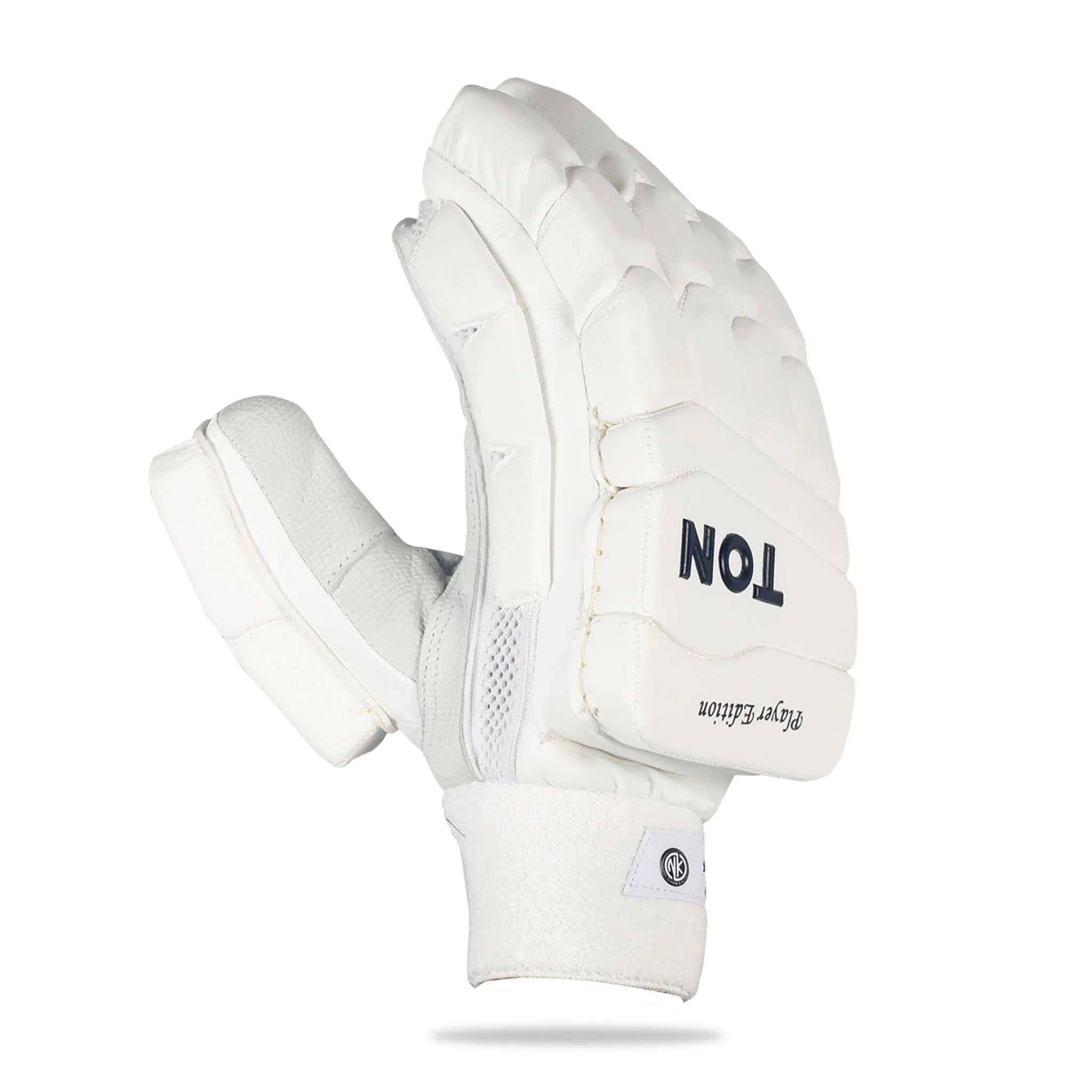 SS Cricket Batting Gloves Ton Players Edition Full White 2025