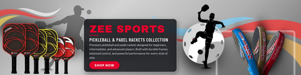 Zee Sports pickleball and padel rackets collection