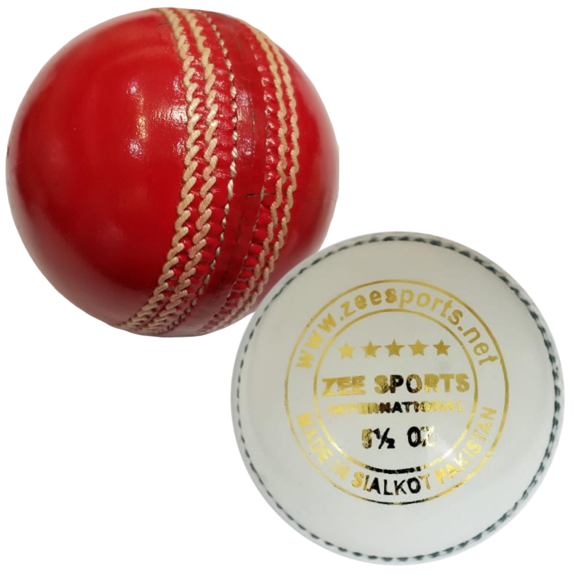 Zee Sports Cricket Ball Premier 5-Star - Red